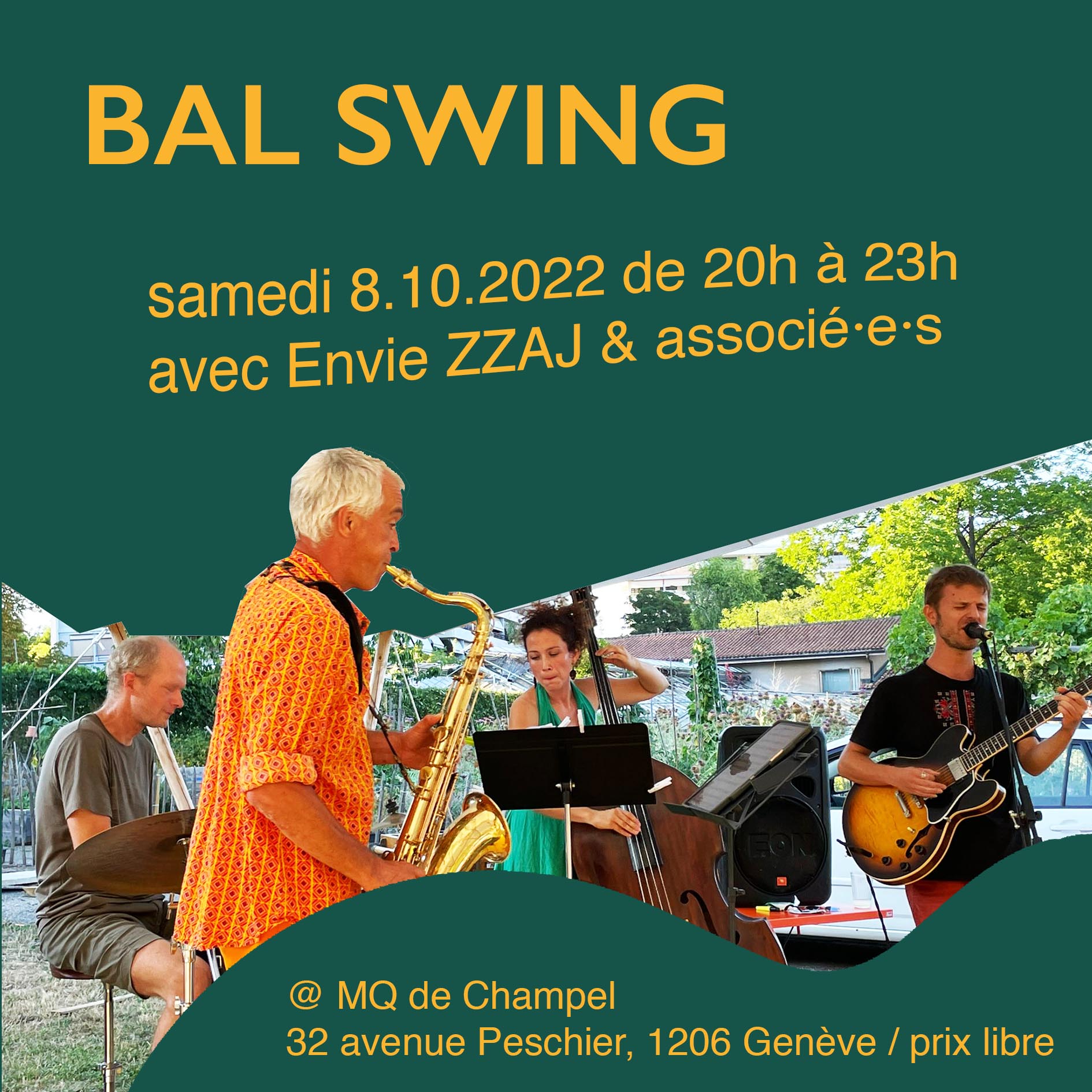 Bal swing avec Envie ZZAJ & associé·e·s
