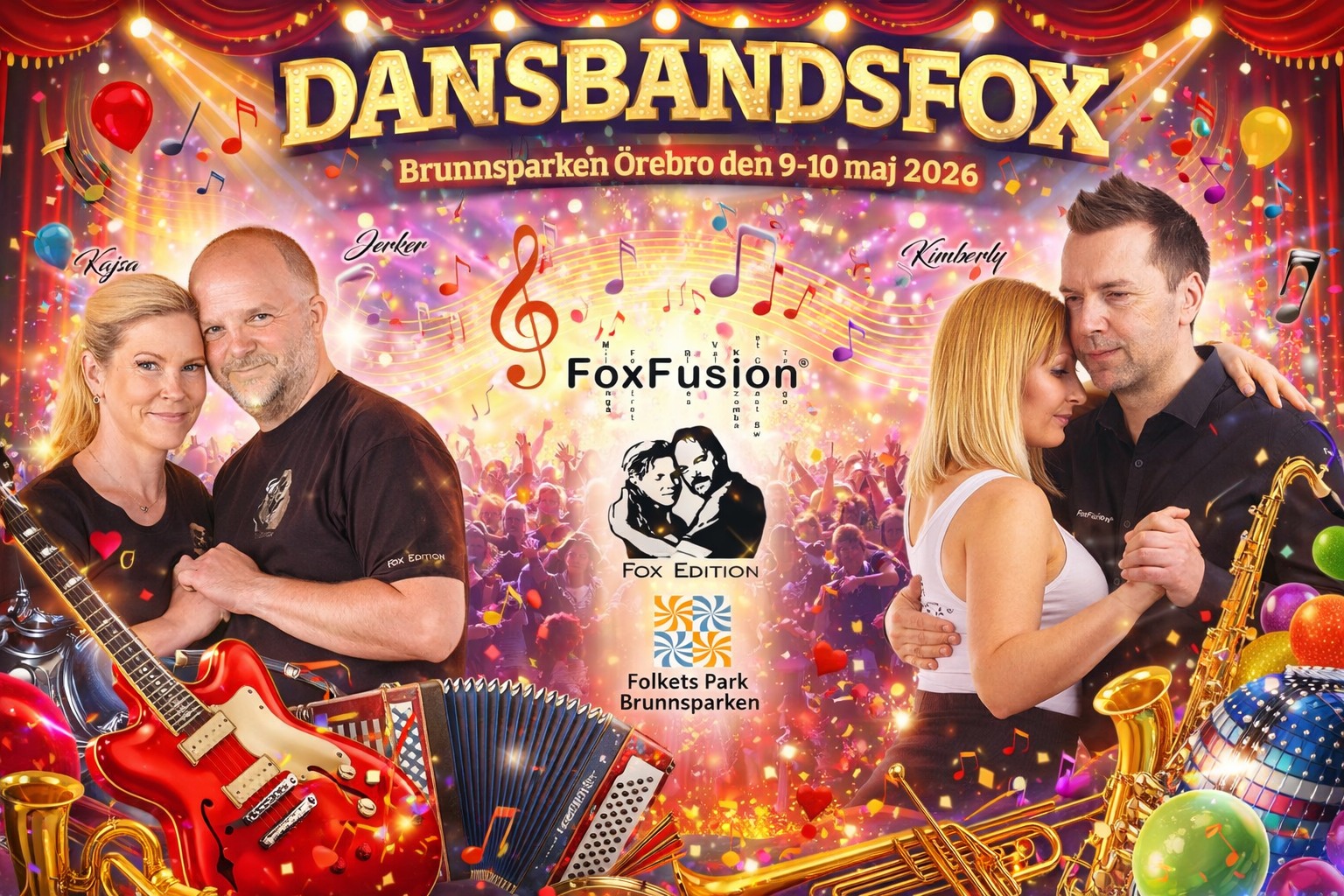 Dansbandsfox i Brunnsparken - till modern dansmusik