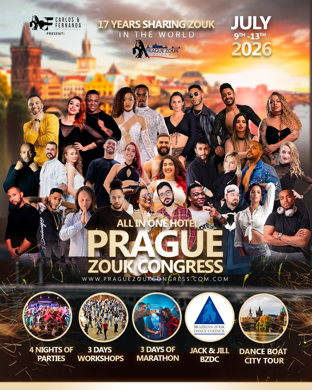 Prague Zouk Congress & Zouk Marathon - All in hotel
