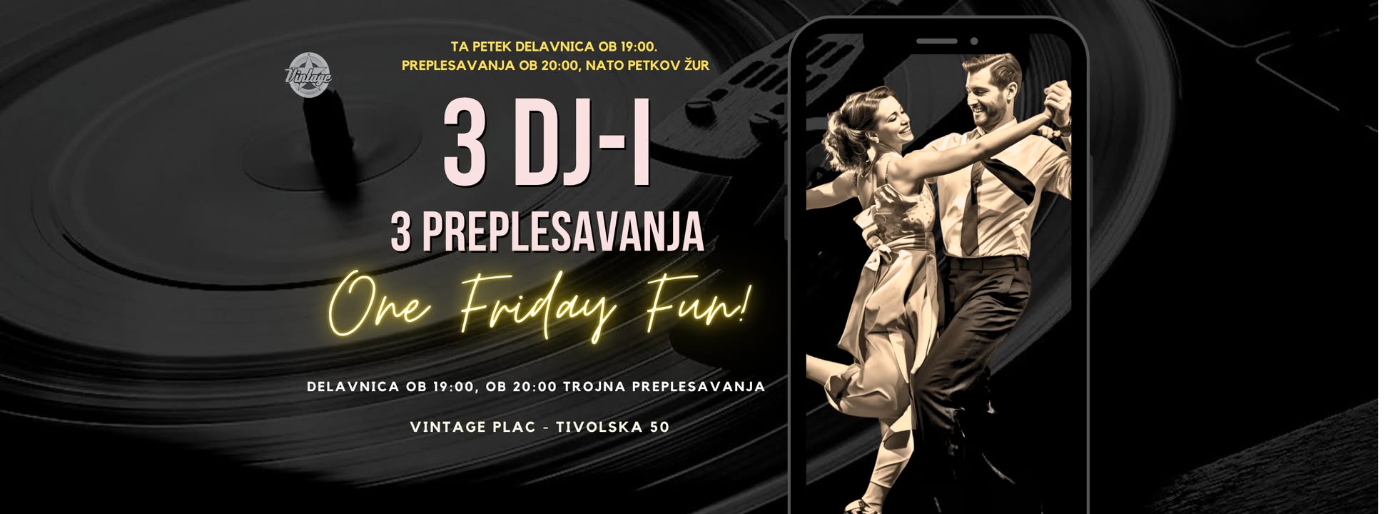 331 - FRIDAY FUN - delavnica, preplesavanja in žur