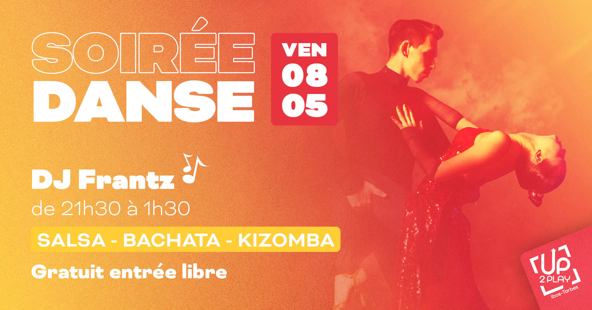 SOIRÉE SBK - DJ FRANTZ UP2PLAY Ibos-Tarbes