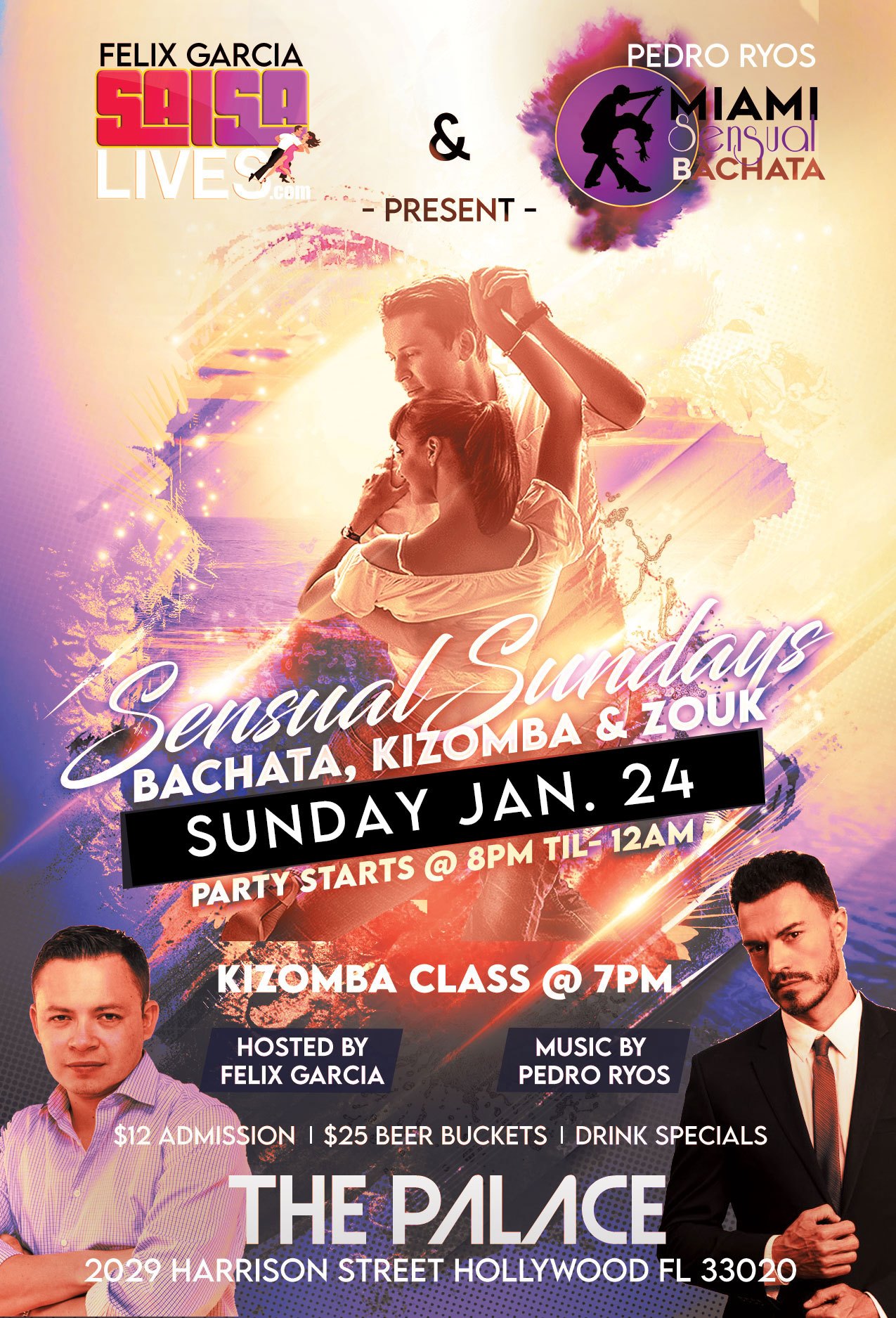 Sensual Sundays Bachata, Kizomba & Zouk @ The Palace