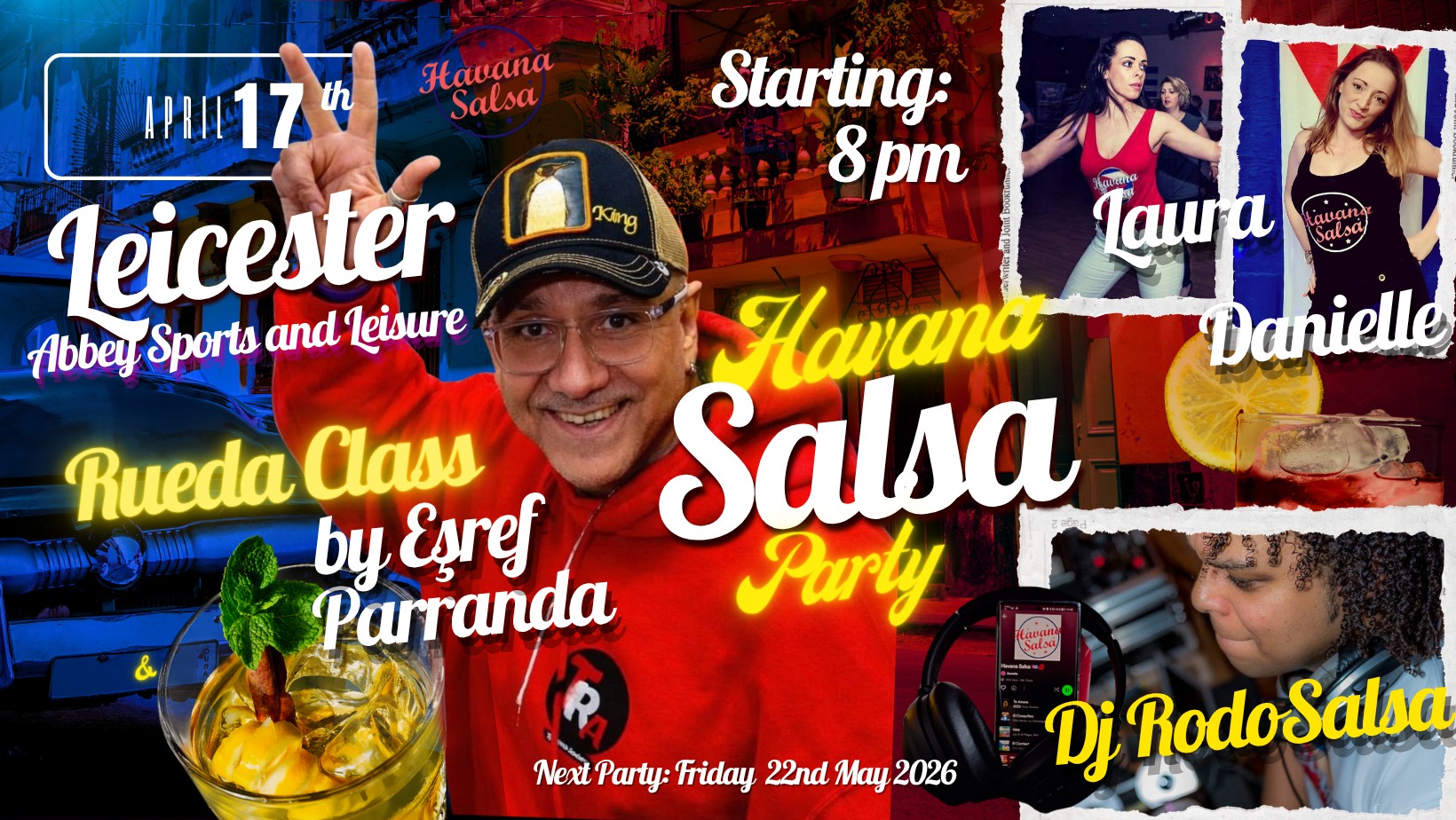Fiesta Cubana Caliente - HS 💃 Spring Bachata & Cuban Salsa Event in Leicester