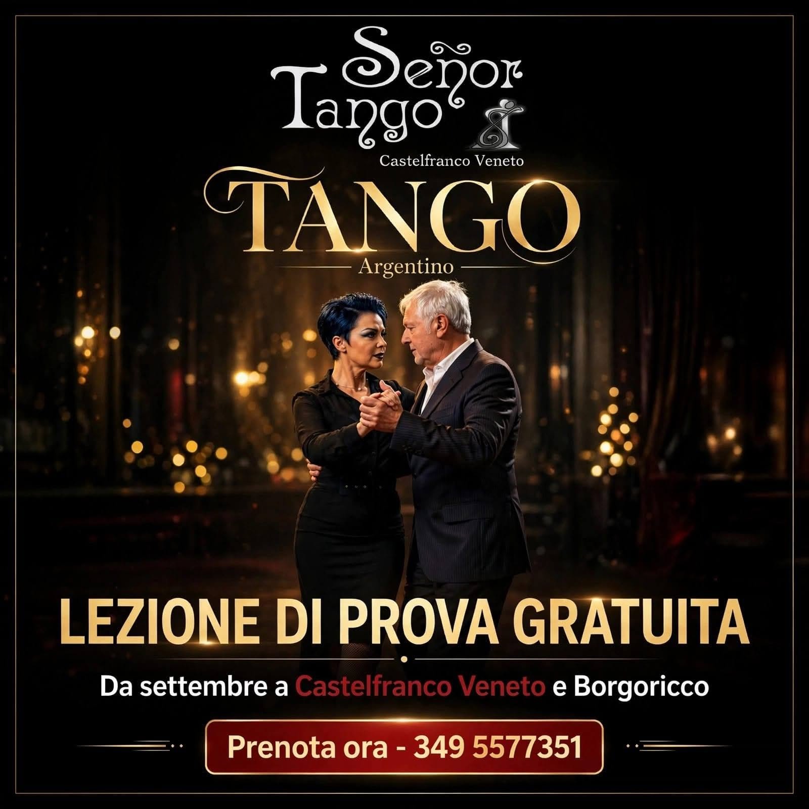 Tango argentino a Bogoricco lezione prova gratuita e presentazione nuovo anno didattico