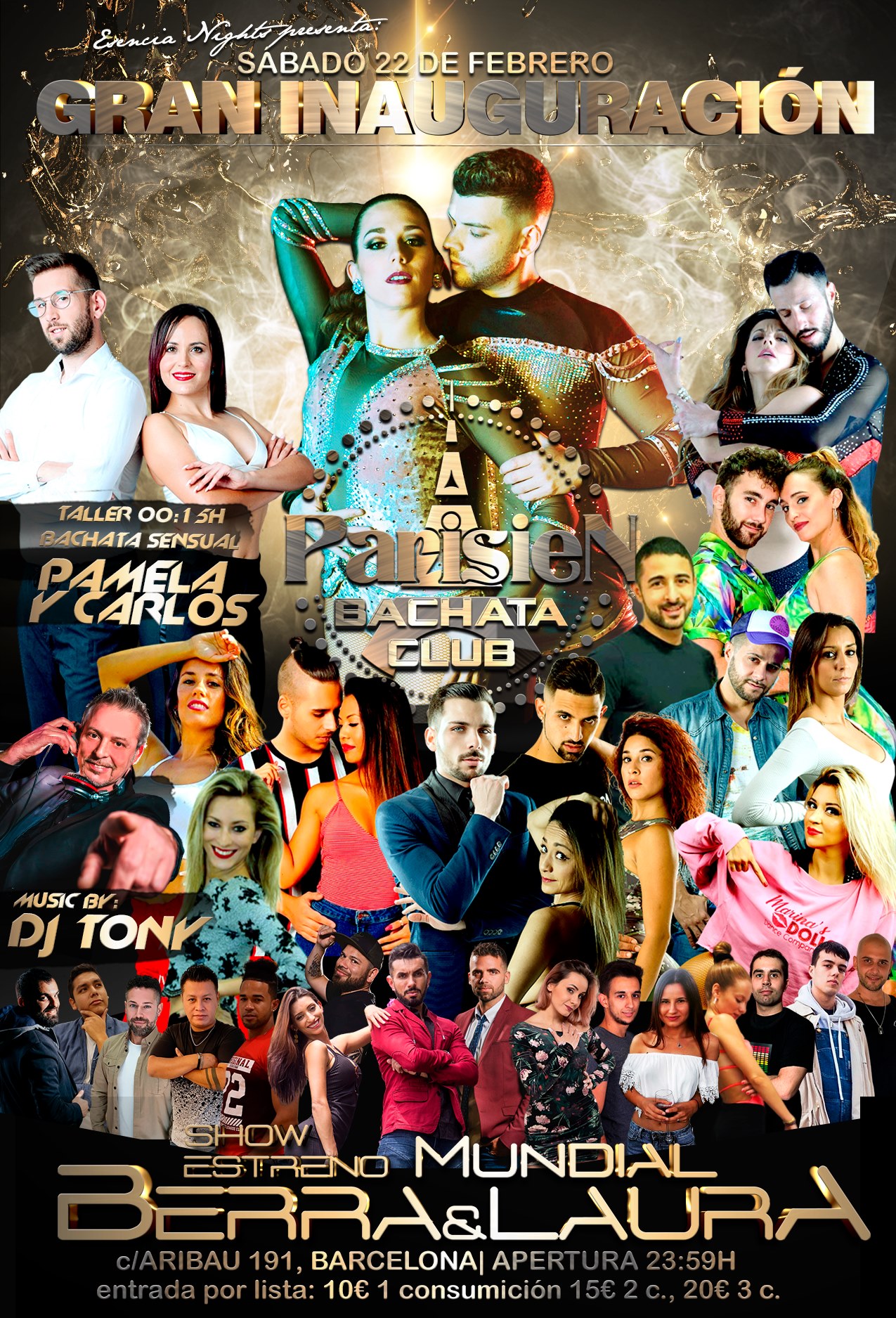 Inauguración Parisien Bachata Nights - Carnaval