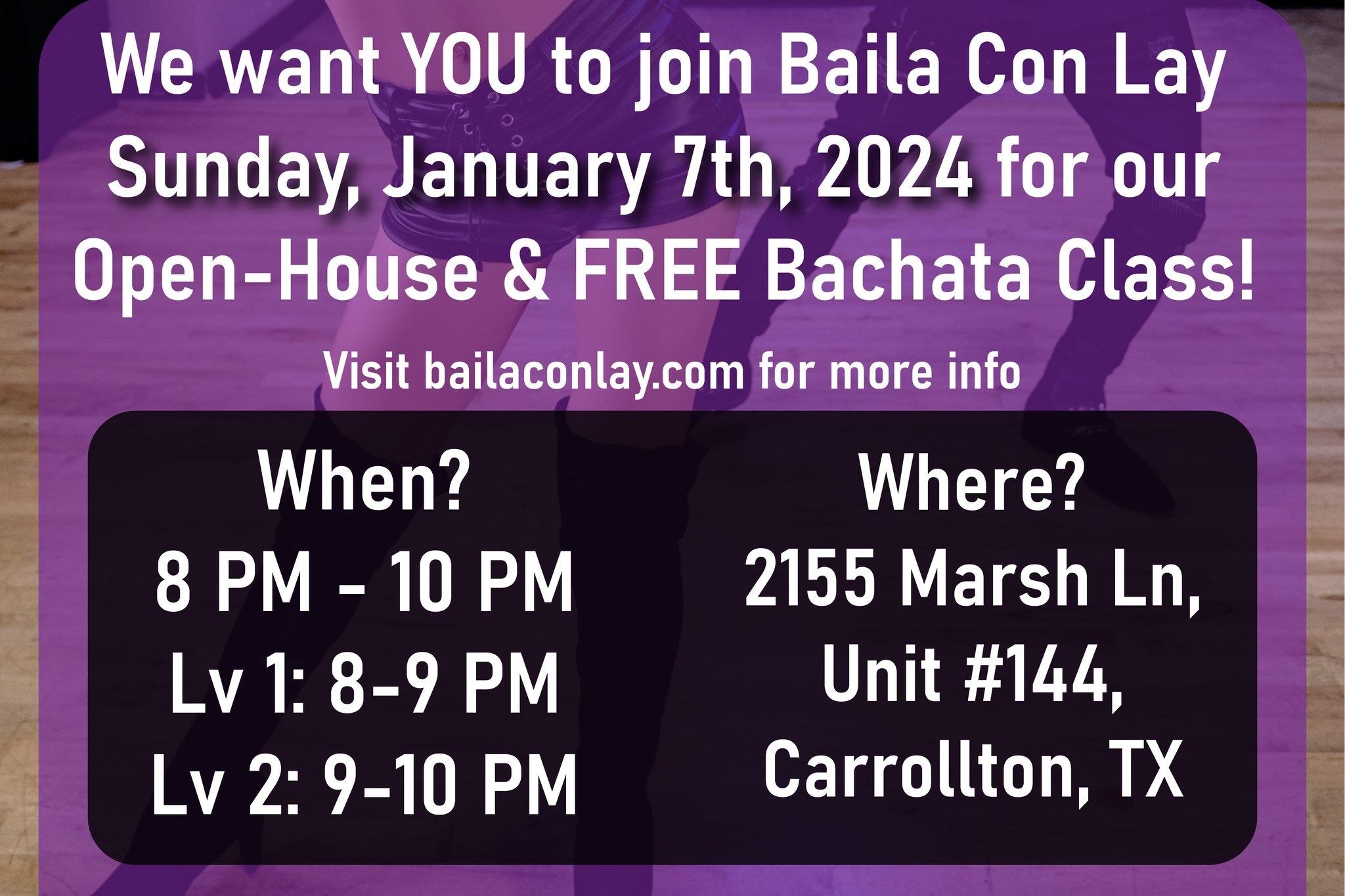 Open-House & FREE Bachata class