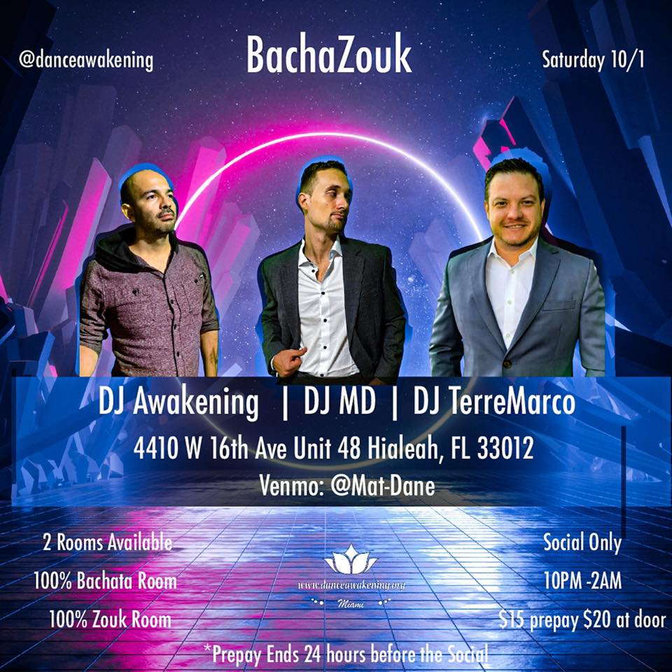 October BachaZouk- 2 Rooms New Location