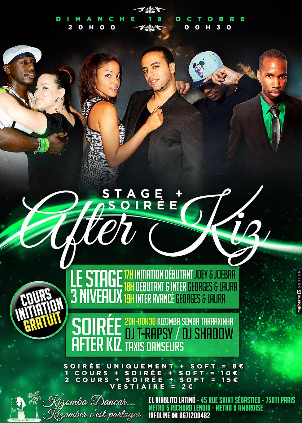 STAGE et SOIREE KIZOMBA "AFTER KIZ"