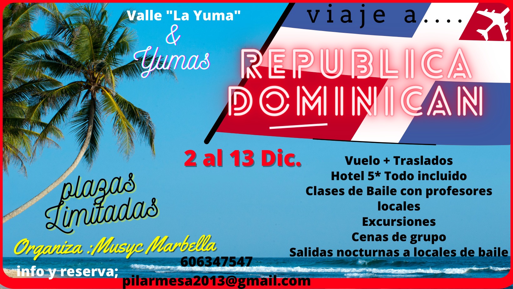 Nos vamos a la Republica Dominicana