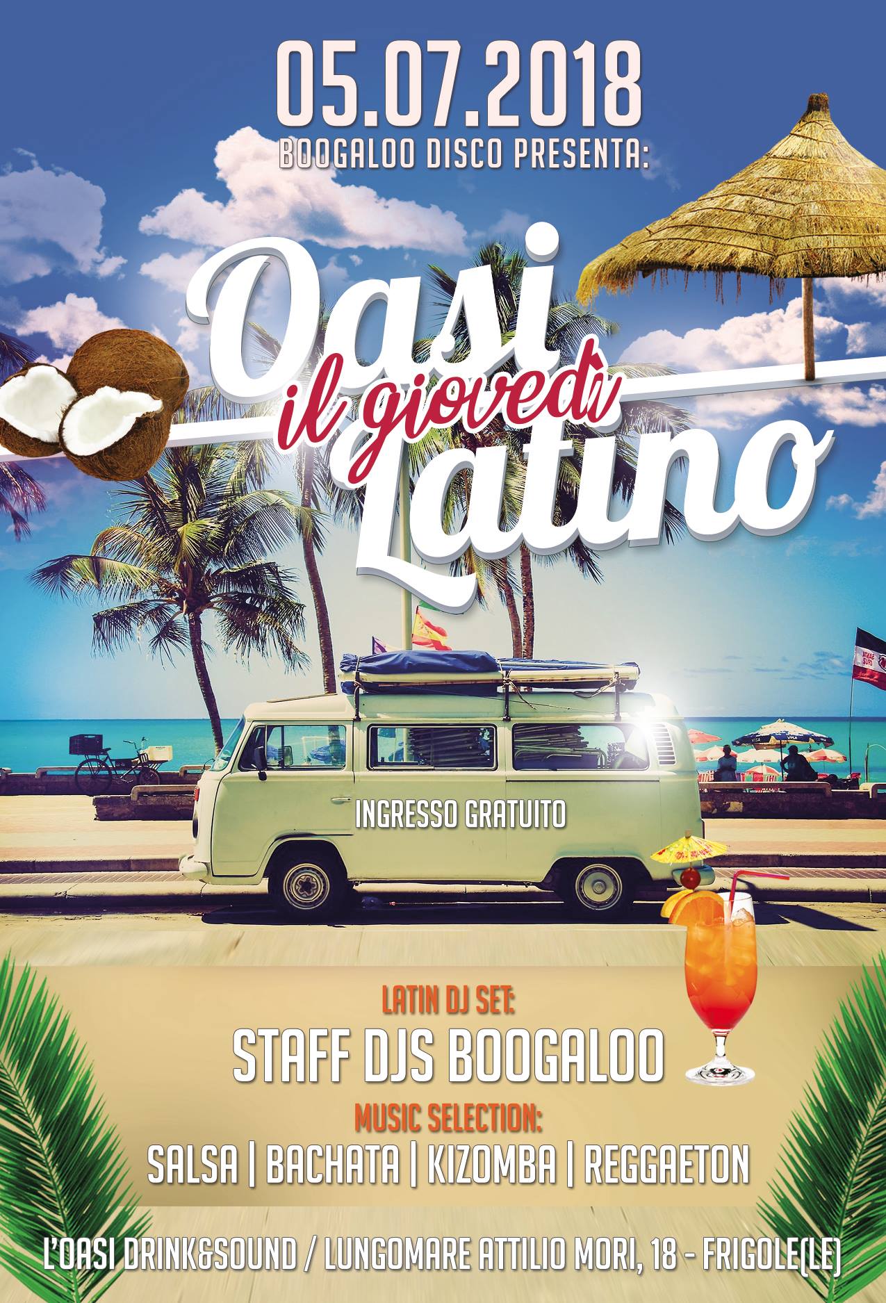 Il GIovedì Oasi Latino - Giovedì 5 Luglio 2018