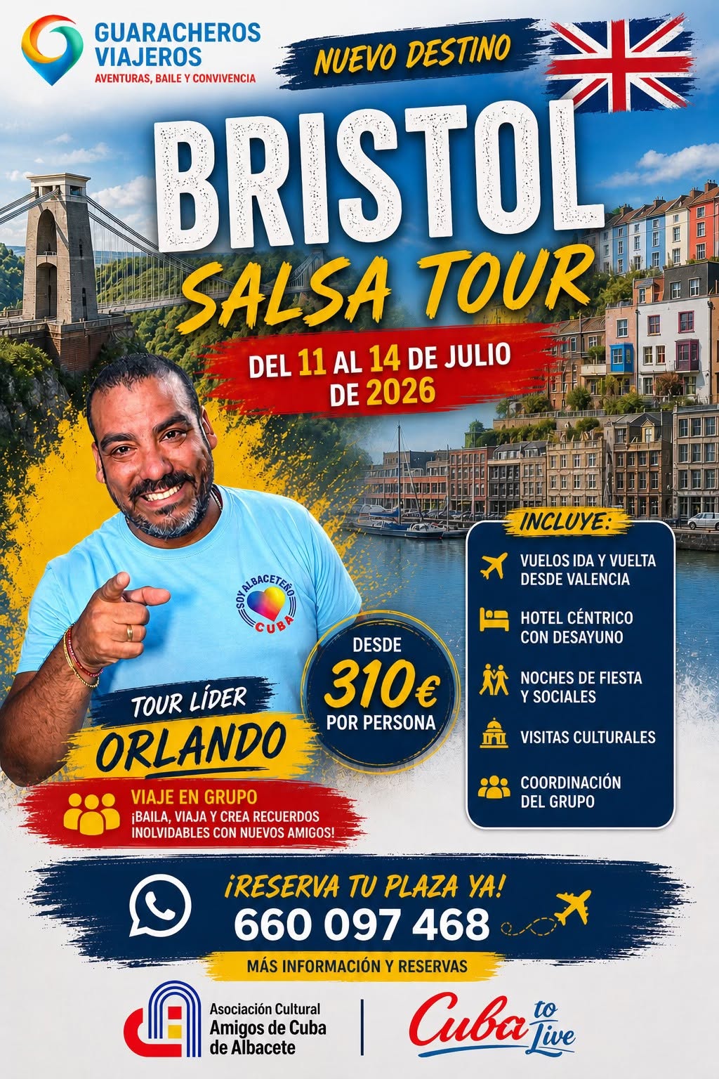 Viaje "Bristol Salsa Tour" by Guaracheros Viajeros