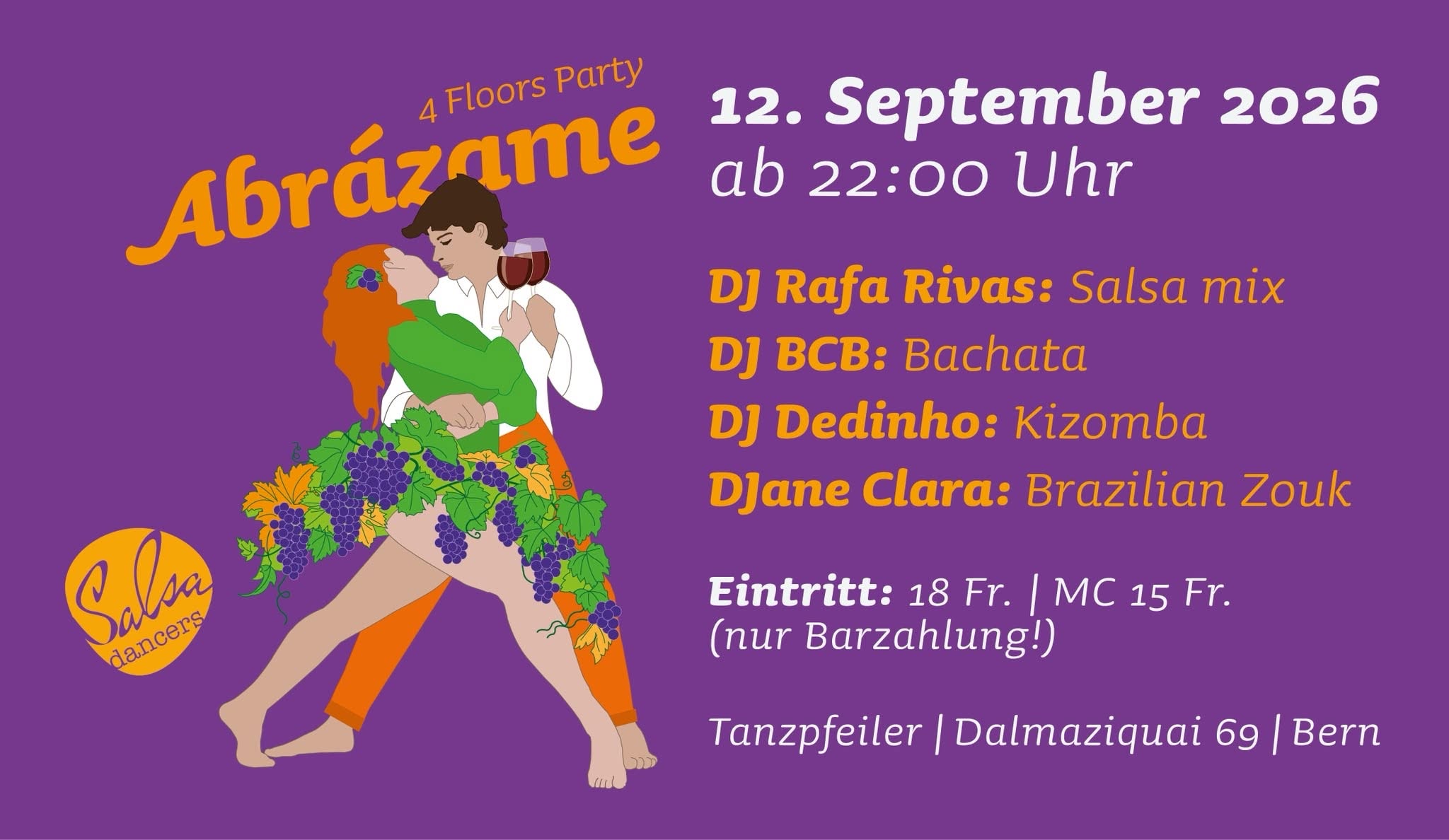 Abrázame - Party auf 4 Floors