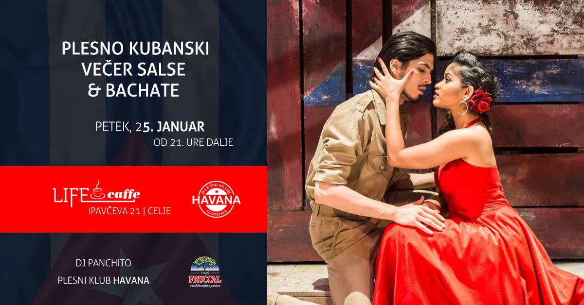 Plesno Kubanski večer Salse & Bachate