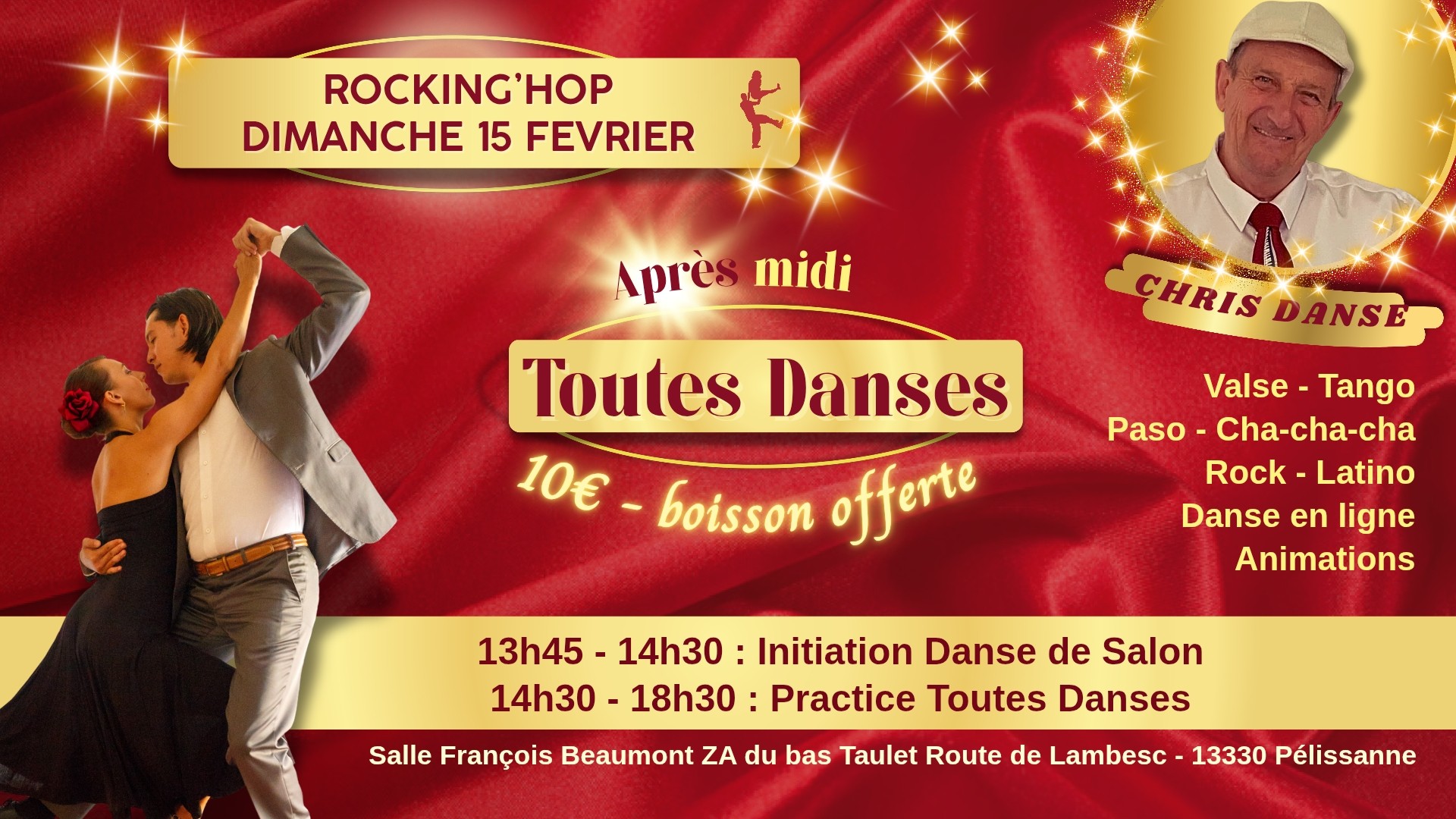 Après-midi Toutes Danses dimanche 21 décembre