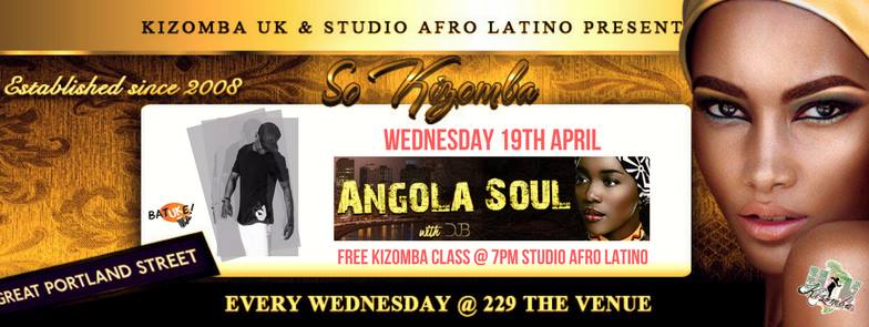 Angola Soul at Só Kizomba: Free class followed by CLUB with DJ B