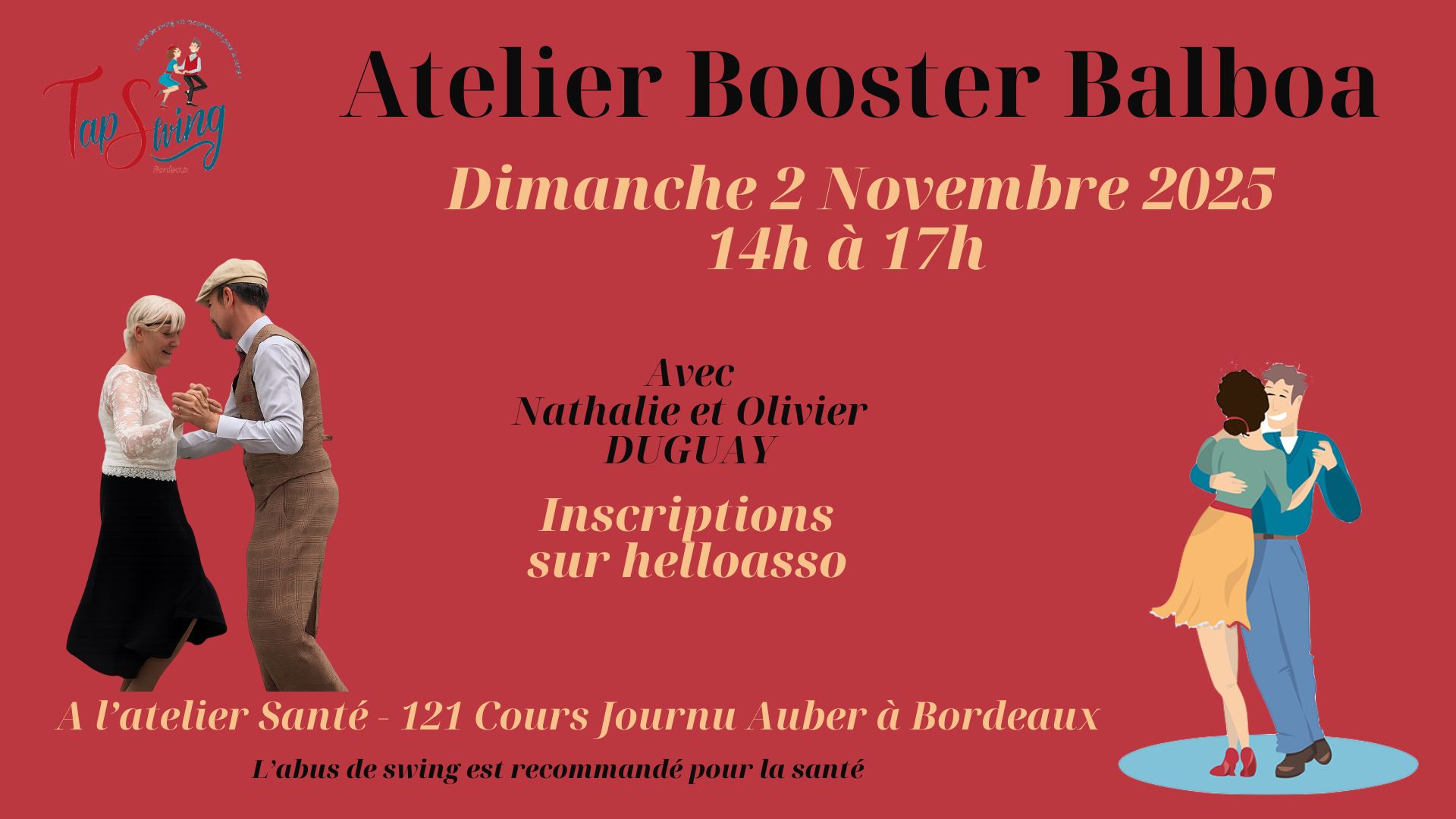 Atelier Booster Balboa (danse swing)