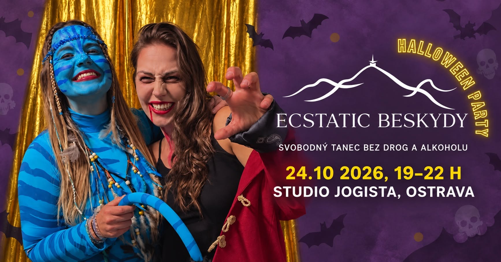 ECSTATIC BESKYDY Ecstatic Dance Ostrava Halloween Edition 🎃 DJ MOON