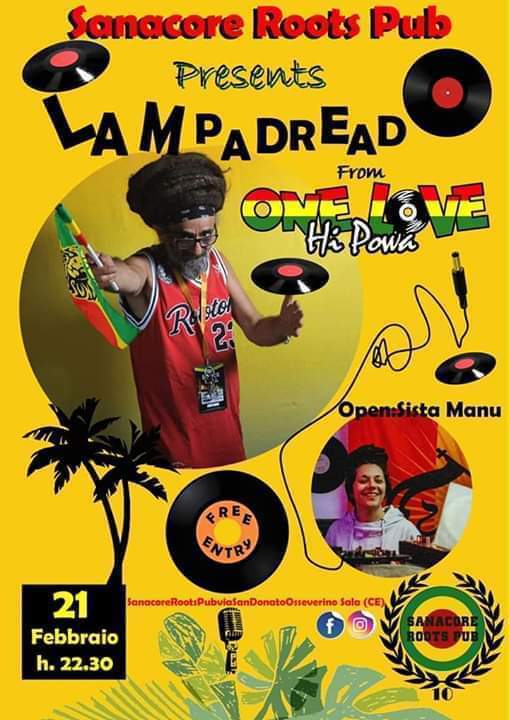 Lampa Dread open Sista Manu
