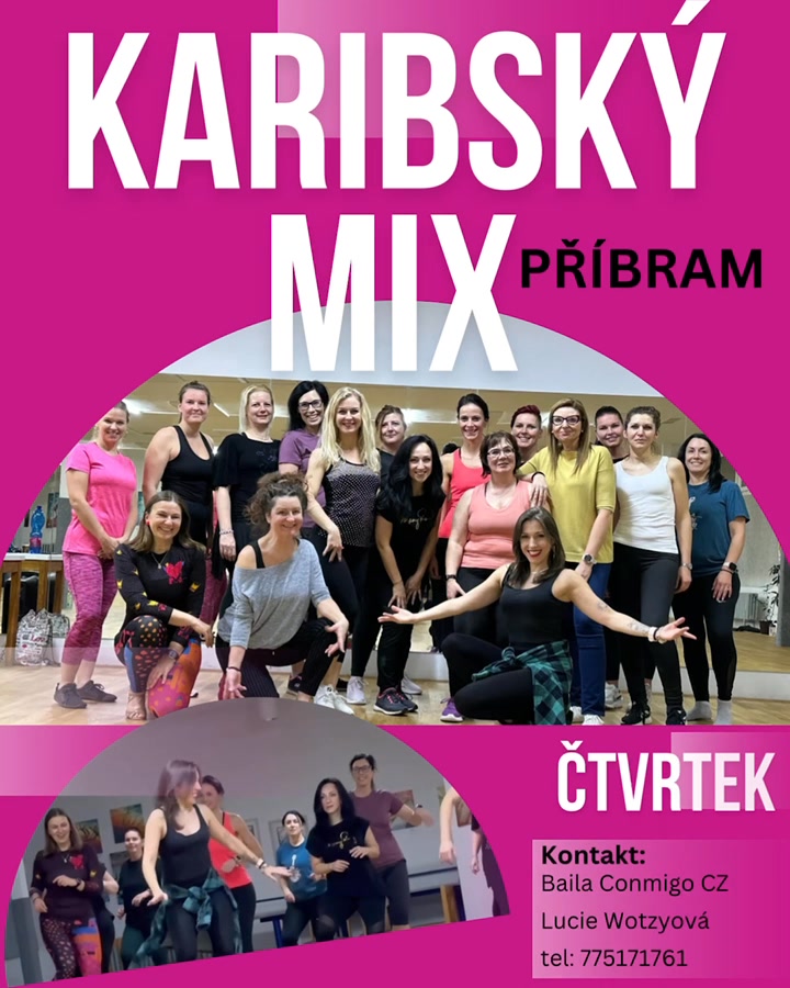 🔥 ROZTANČETE PŘÍBRAM! KARIBSKÉ ČTVRTKY S ENERGICKOU LEKTORKOU Z URUGUAYE! 🔥
