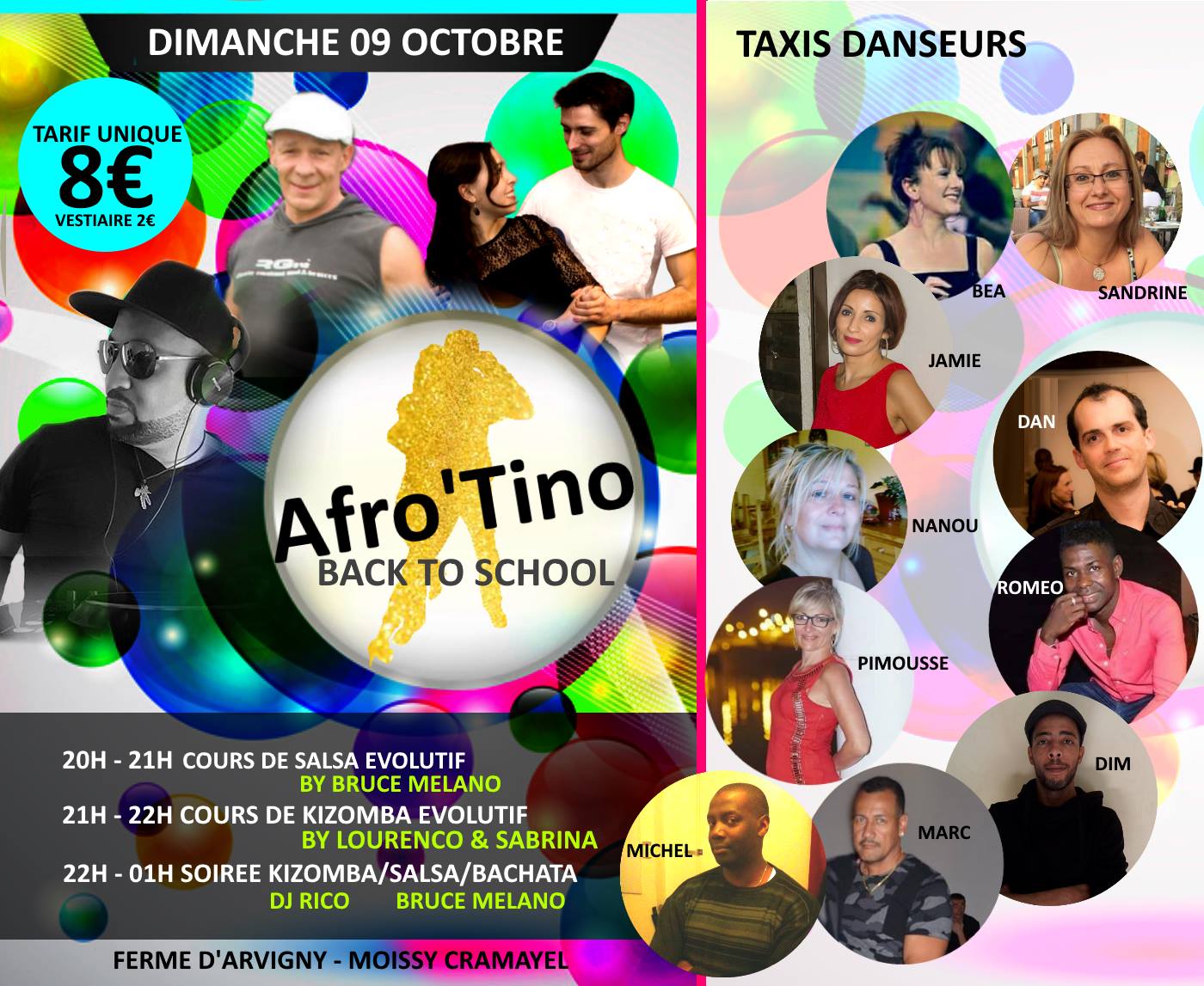 Soirée Afro'tino cours de Kizomba & Salsa Dimanche 9 Octobre