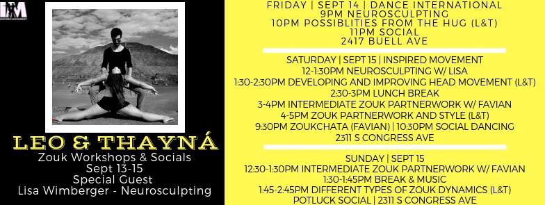 Leo & Thayna Weekender - Zouk Workshops & Socials