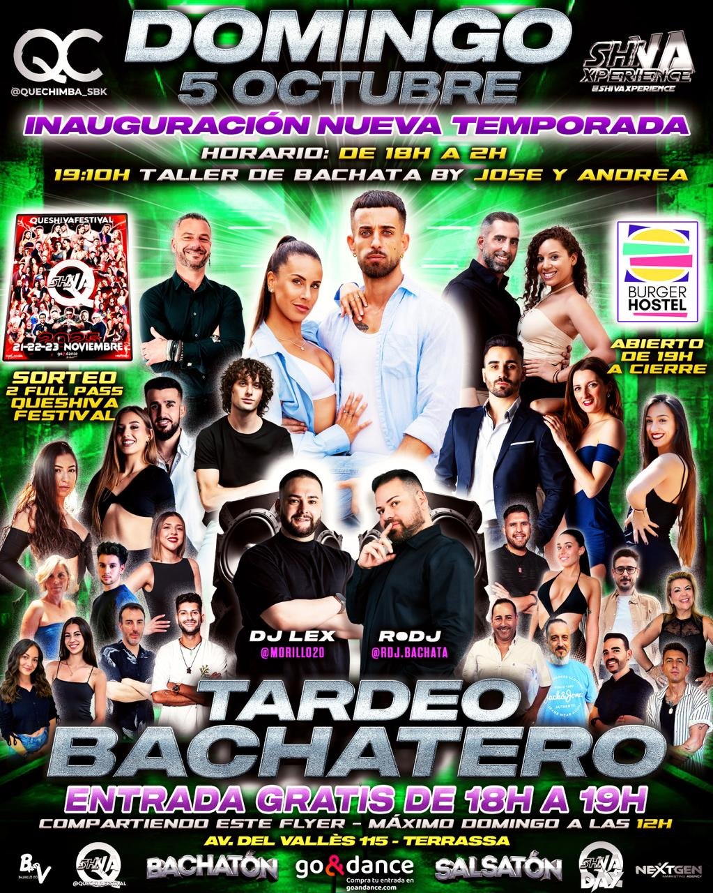 π₯π₯ INAUGURAMOS NUEVA TEMPORADA π₯π₯ TARDEO* BACHATERO DOMINGOS QC X SHIVA π₯π₯