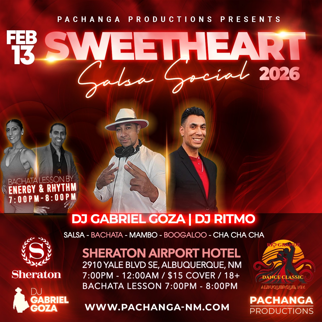 SWEETHEART SALSA SOCIAL- ALL-RED AFFAIR