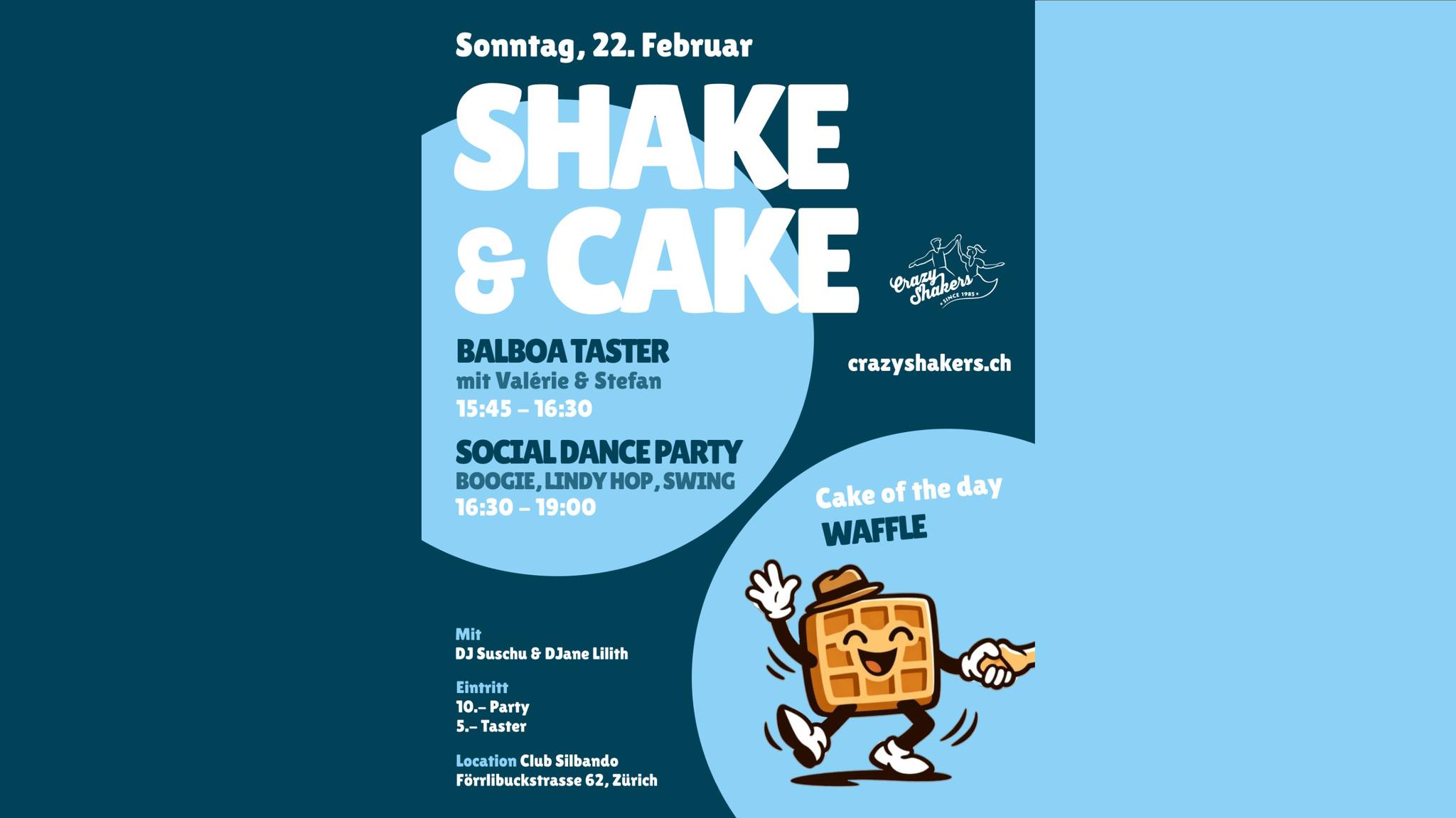 Balboa Schnupperkurs @ Shake & Cake