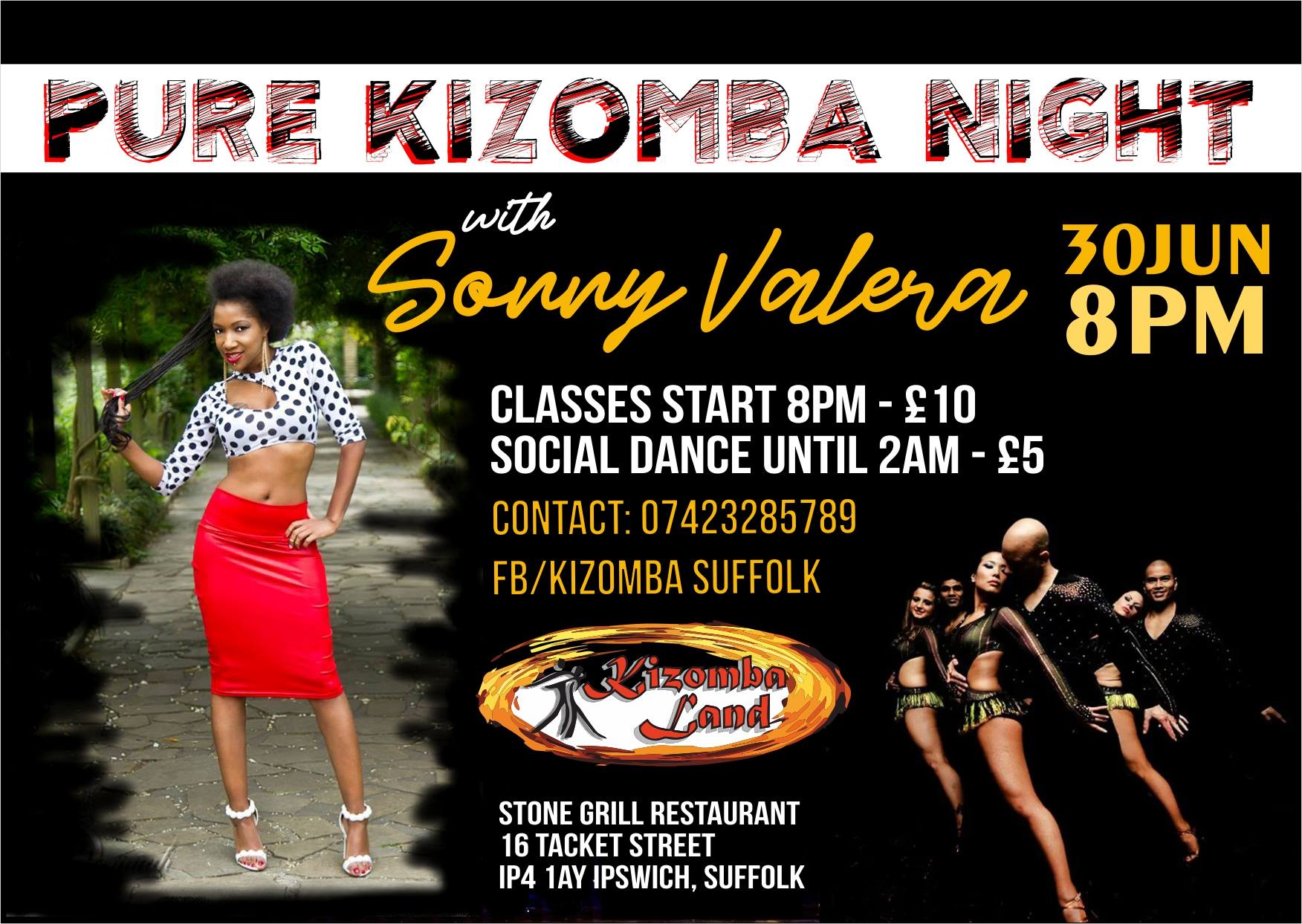 Improves Kizomba class with Sonny Varela-Kizomba Land Ipswich