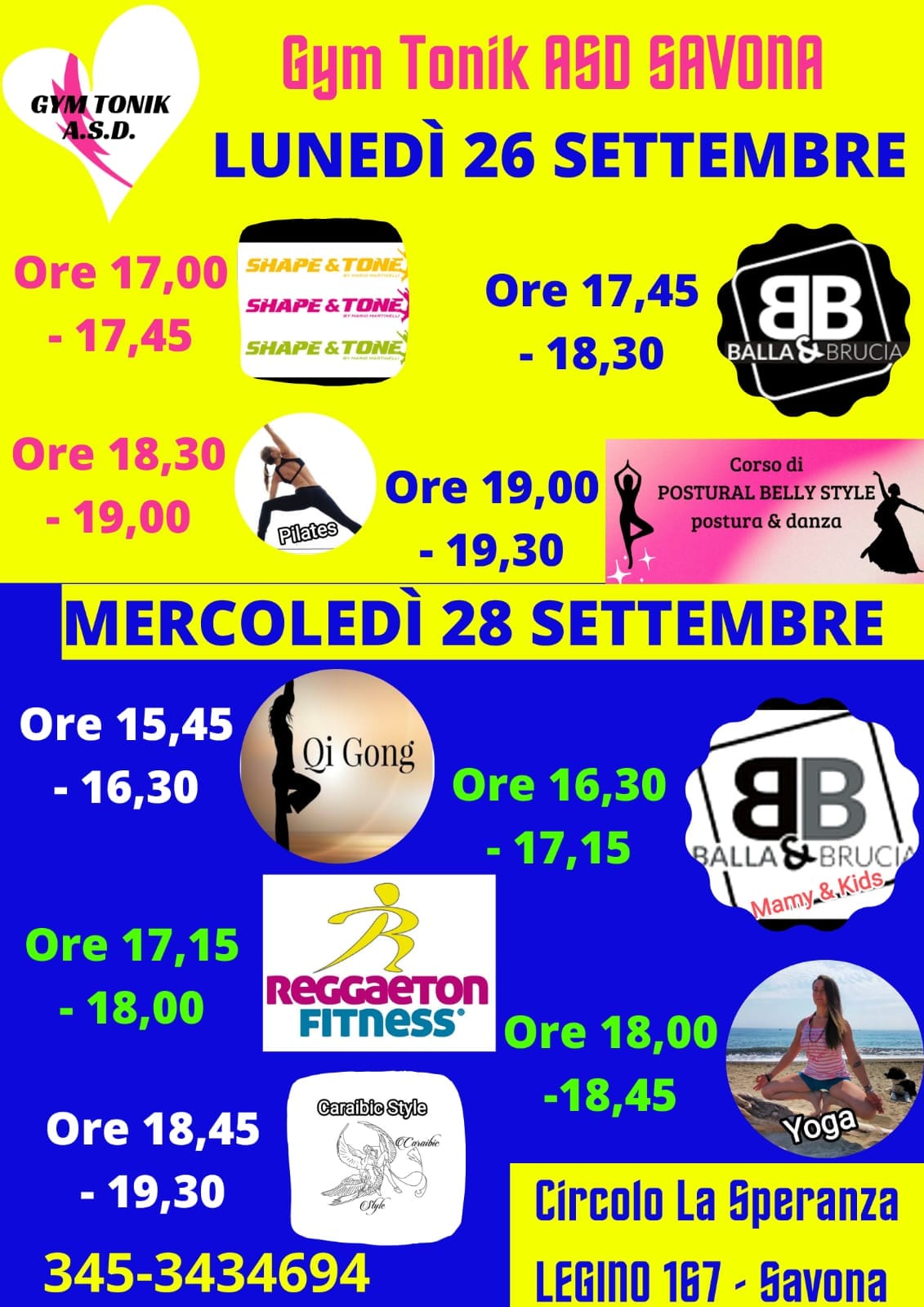Settembre - Open Days
