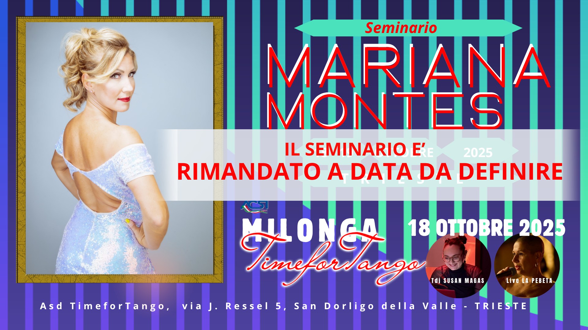 Stage & Milonga con Mariana Montes
