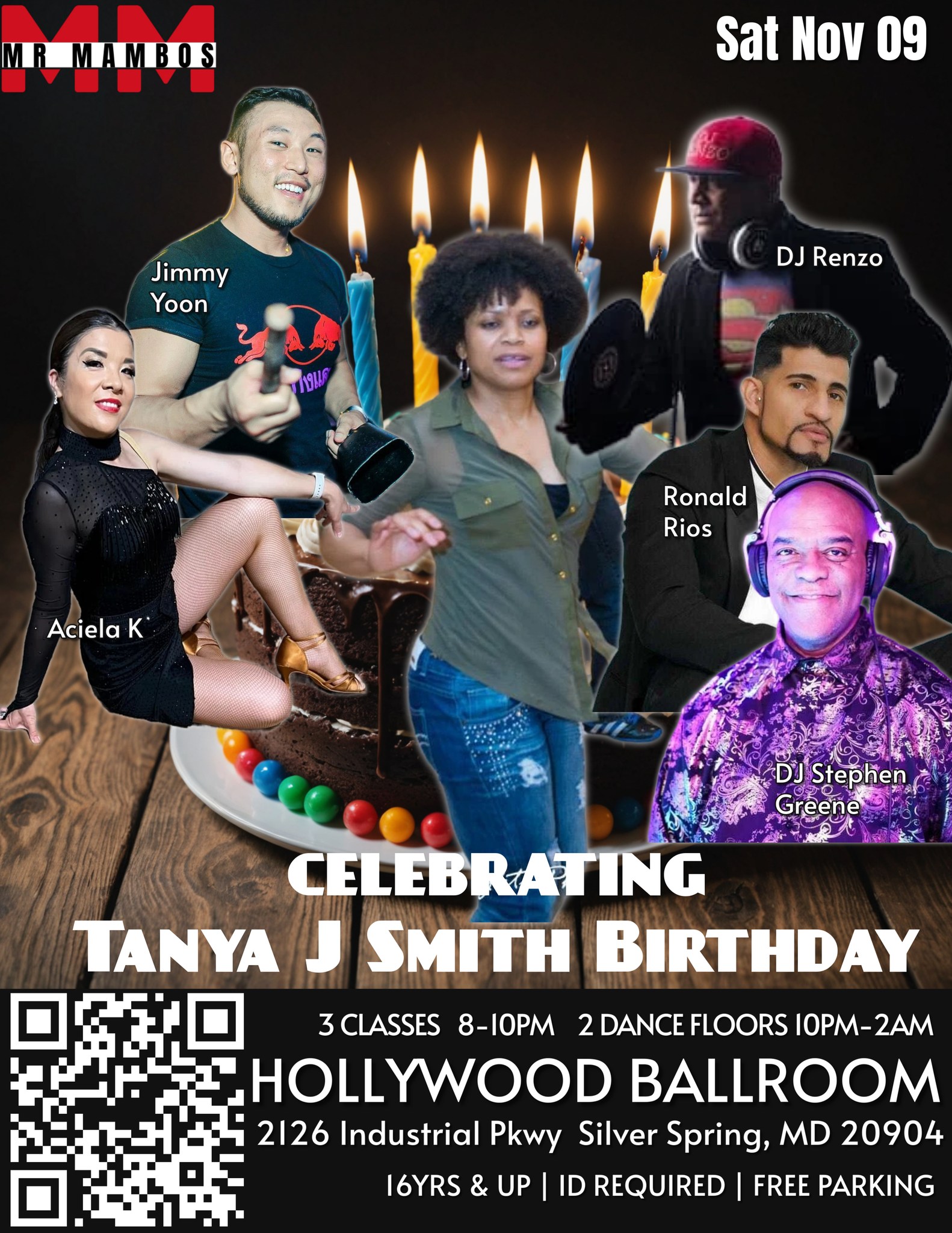 Mr. Mambo's Salsa Bachata Social Celebrating the BDAY of Tanya J Smith