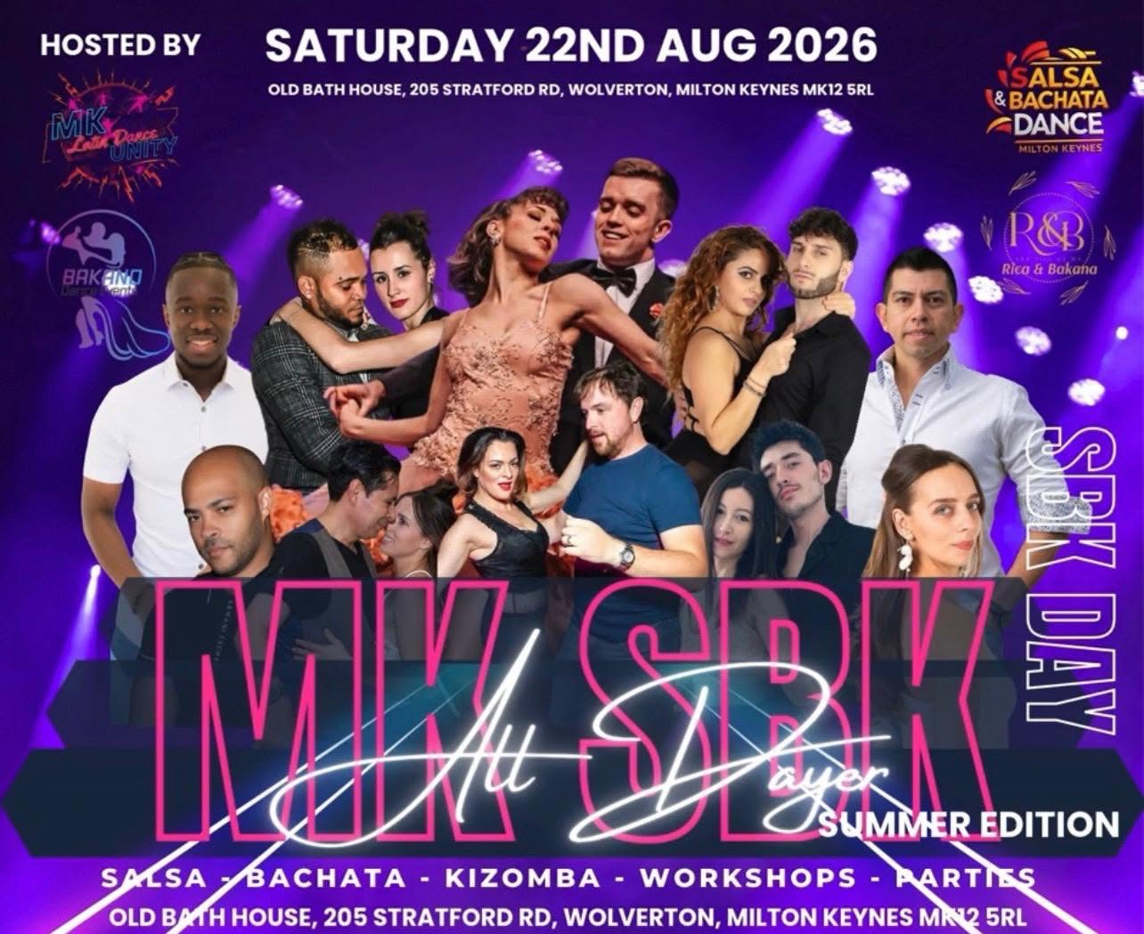 Milton Keynes Salsa - Bachata - Kizomba All Dayer (Summer Edition)