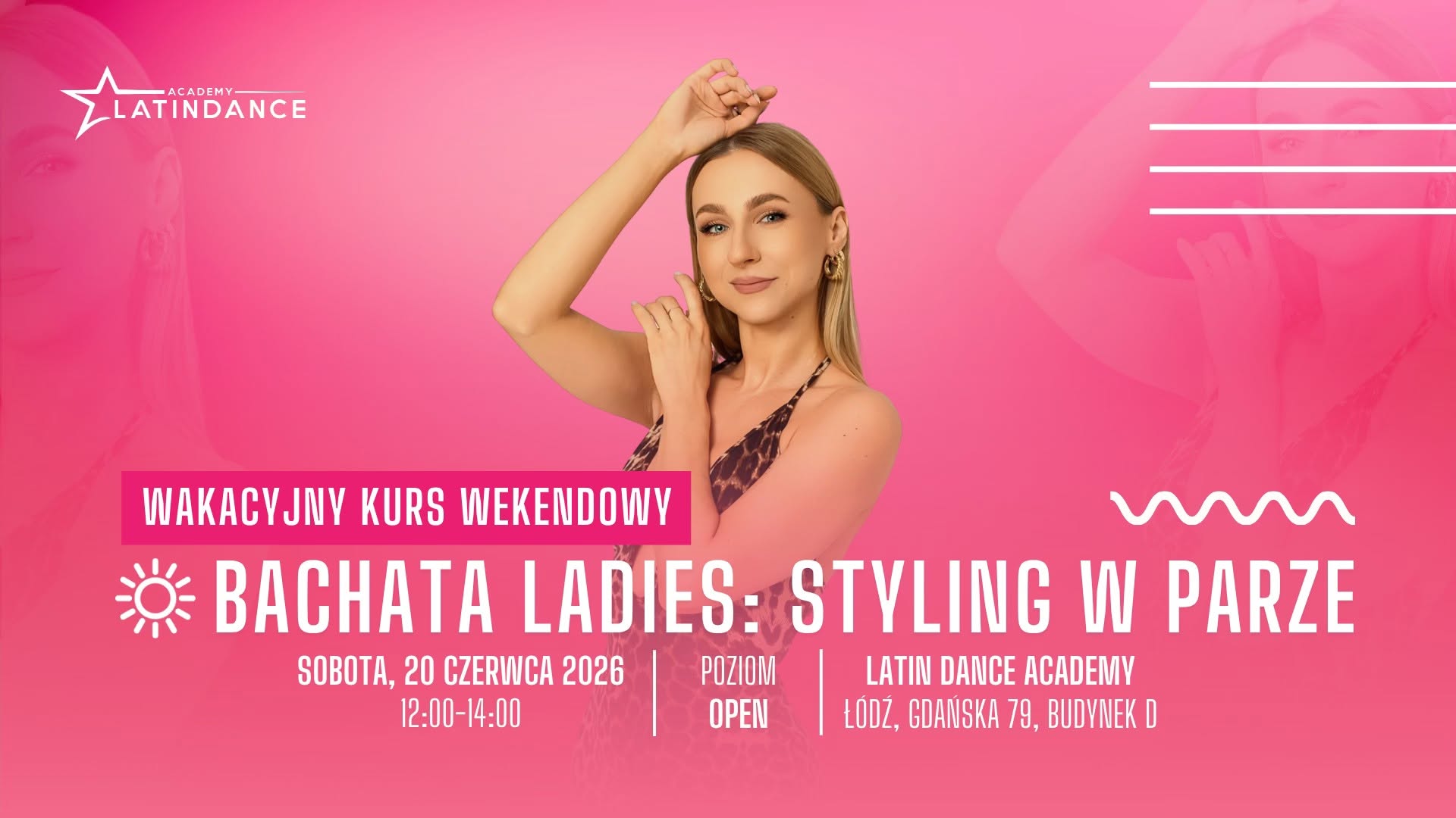 Bachata Ladies: Styling w Parze Wakacyjny Kurs Intensywny w LDA! 20 czerwca '26