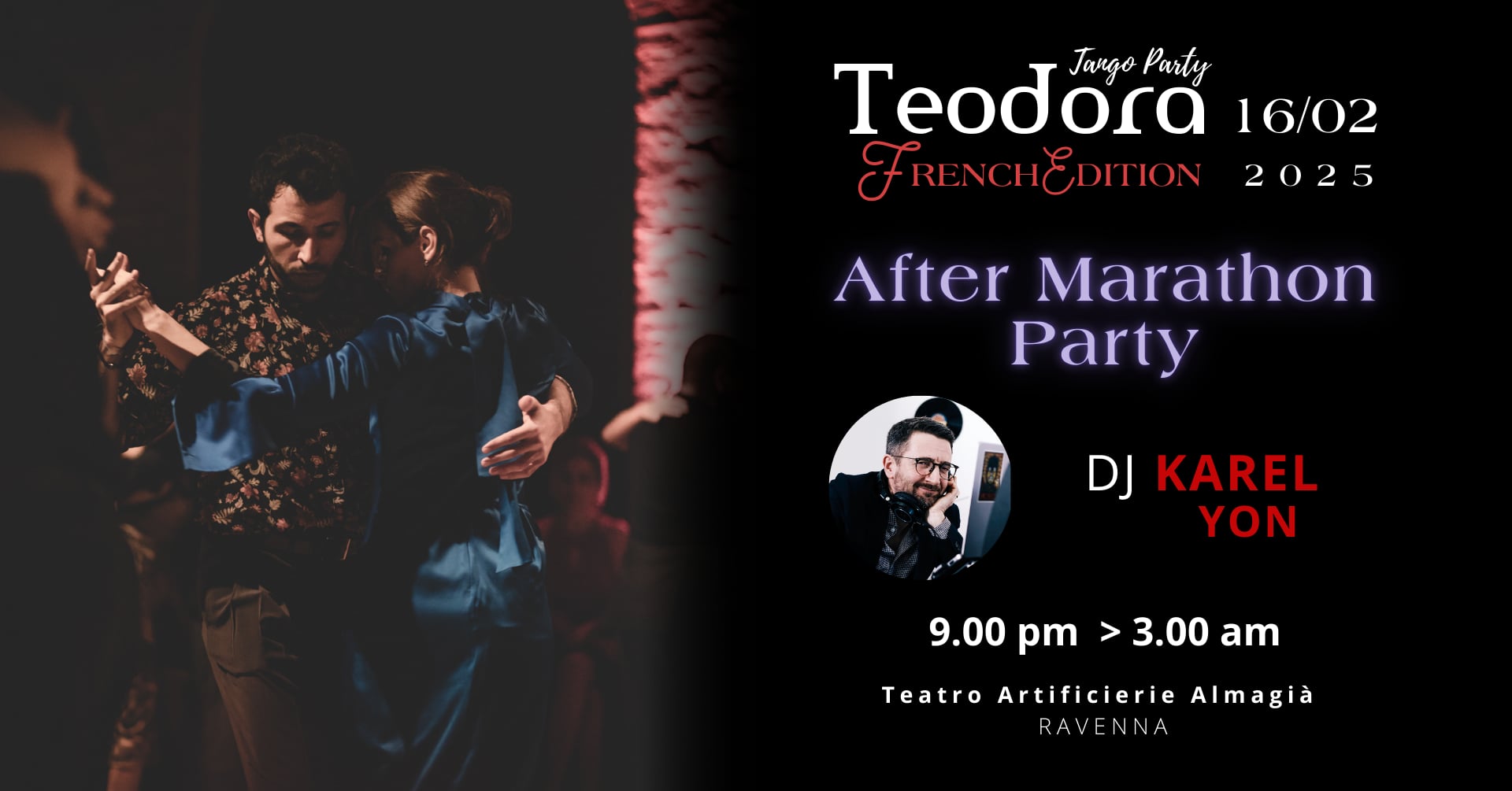 Teodora - After marathon Party - Domenica 16 Febbraio