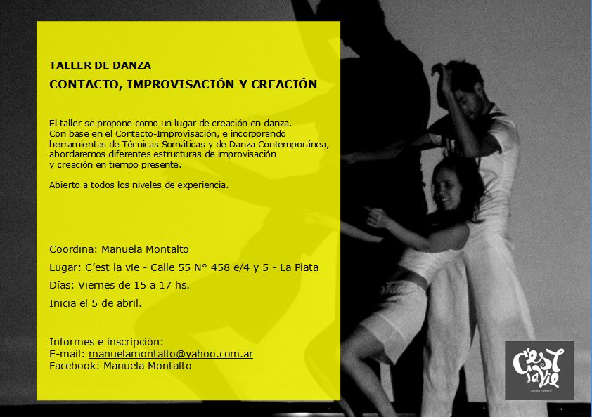 Taller de Danza Contacto, Improvisación y Creación en La Plata