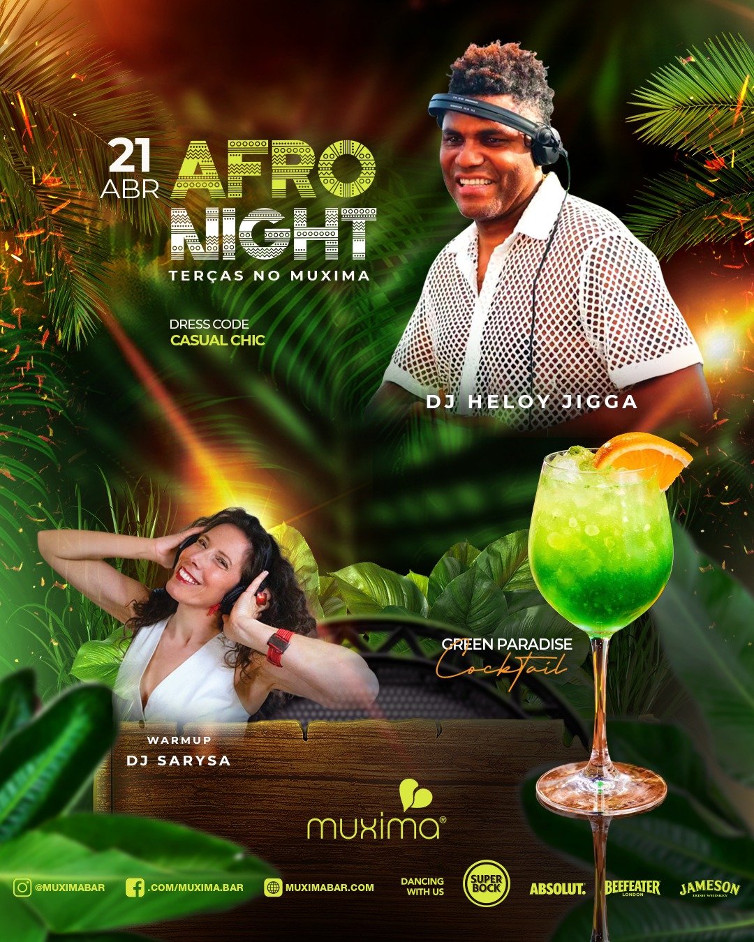 TERÇA 21 ABRIL 👣 🌍 AFRO NIGHT EXPERIENCE 🔥