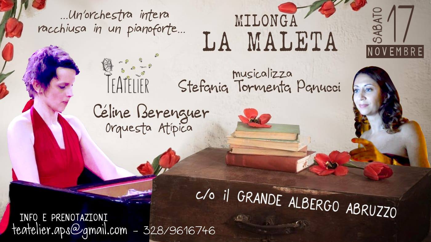 Milonga La Maleta con Céline Berenguer e Tormenta TDJ