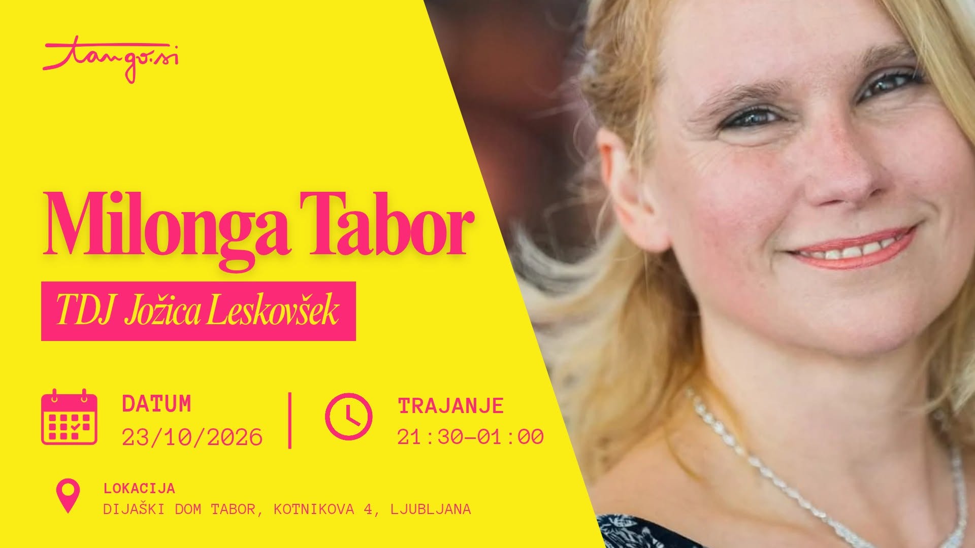 Milonga Tabor: TDJ Jožica Leskovšek