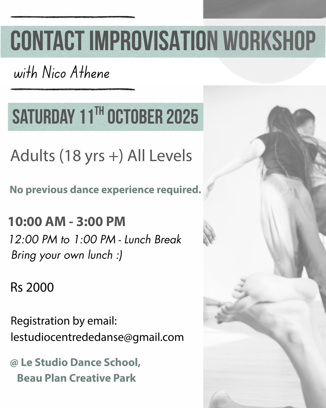 CONTACT IMPROVISATION WORKSHOP