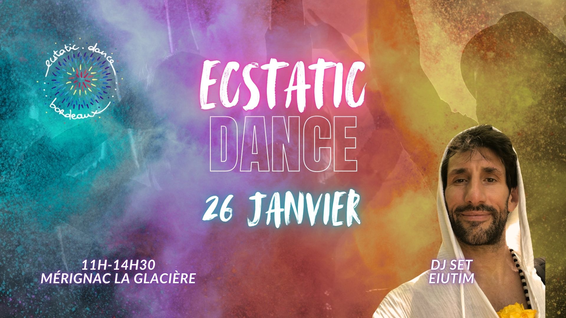Ecstatic Dance Bordeaux * SUNDAYS * 26 JANVIER *DJ set Douceur & Nature Sauvage *EIUTIM* à Mérignac