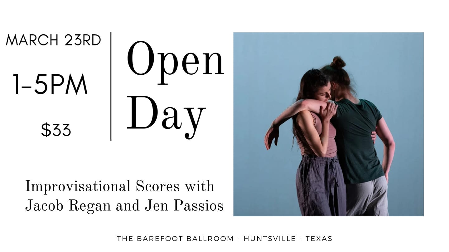 Open Day feat. Improvisational Scores with Jacob Regan and Jen Passios