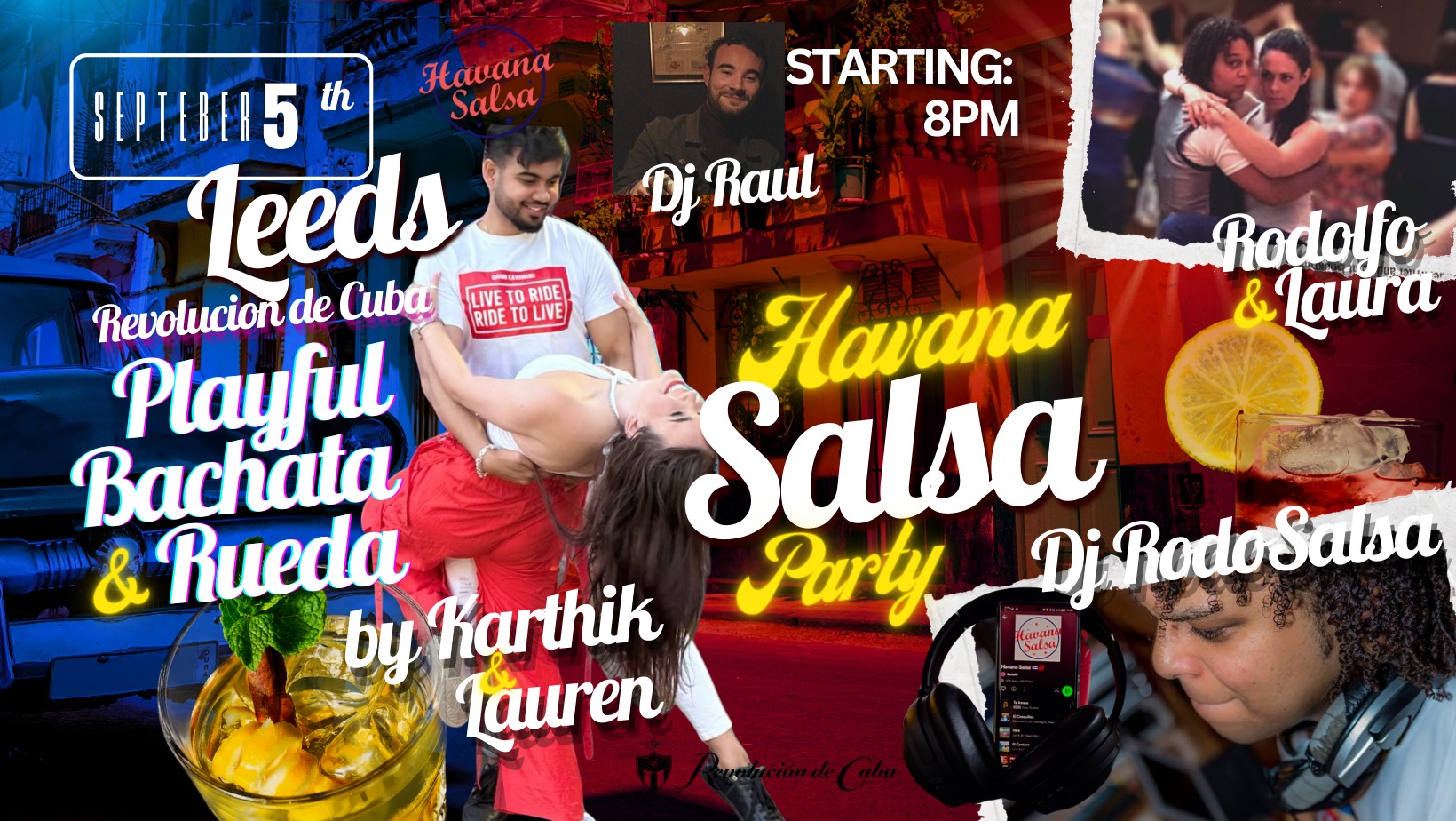 FIESTA CUBANA CALIENTE: Havana Salsa Leeds - Cuban Salsa & Bachata Party at Revolucion de Cuba