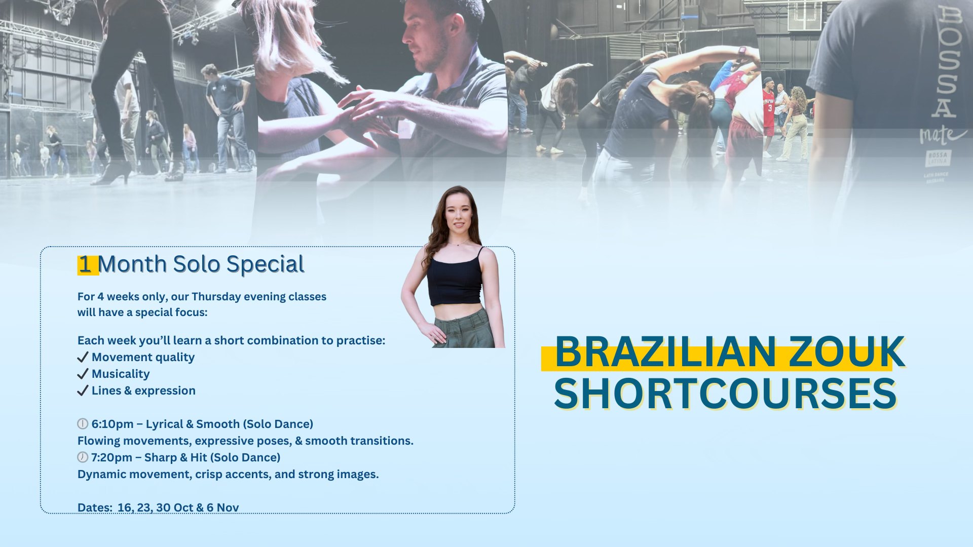 1 Month Solo Special - Brazilian Zouk Short Course