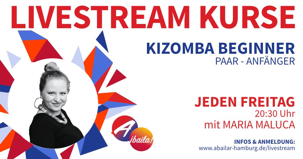 Online Livestream - Kizomba Beginner mit Maria Maluca