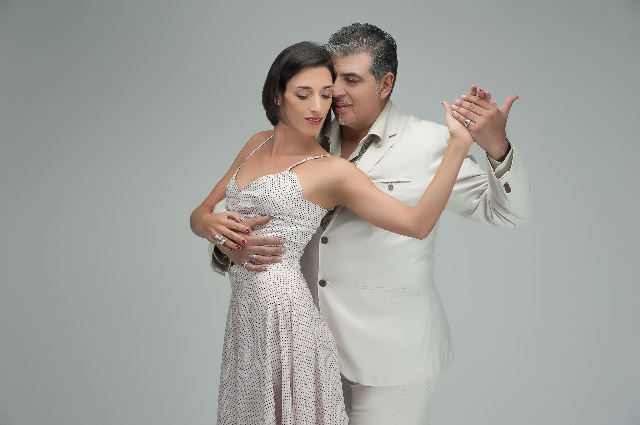 Julio Balmaceda y Virginia Vasconi en Inspiración Tango Estudio