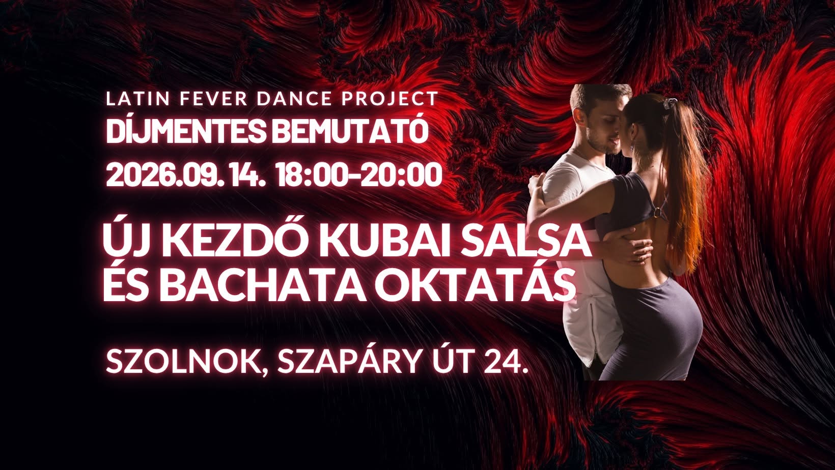 SZEPTEMBER 14. Díjmentes Kubai Salsa & Bachata bemutató Szolnok