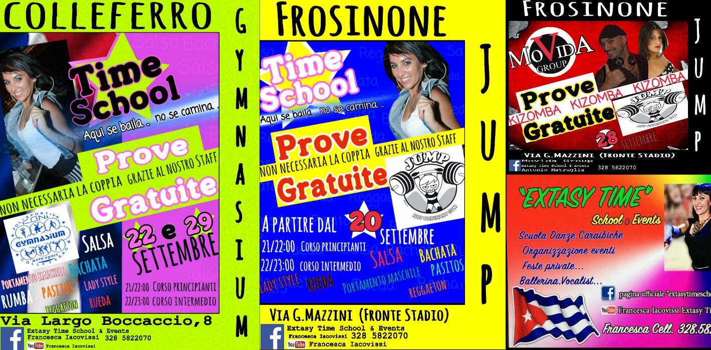 OPEN DAY corsi Anno Acc. 2016 17 #EXTASYTIME