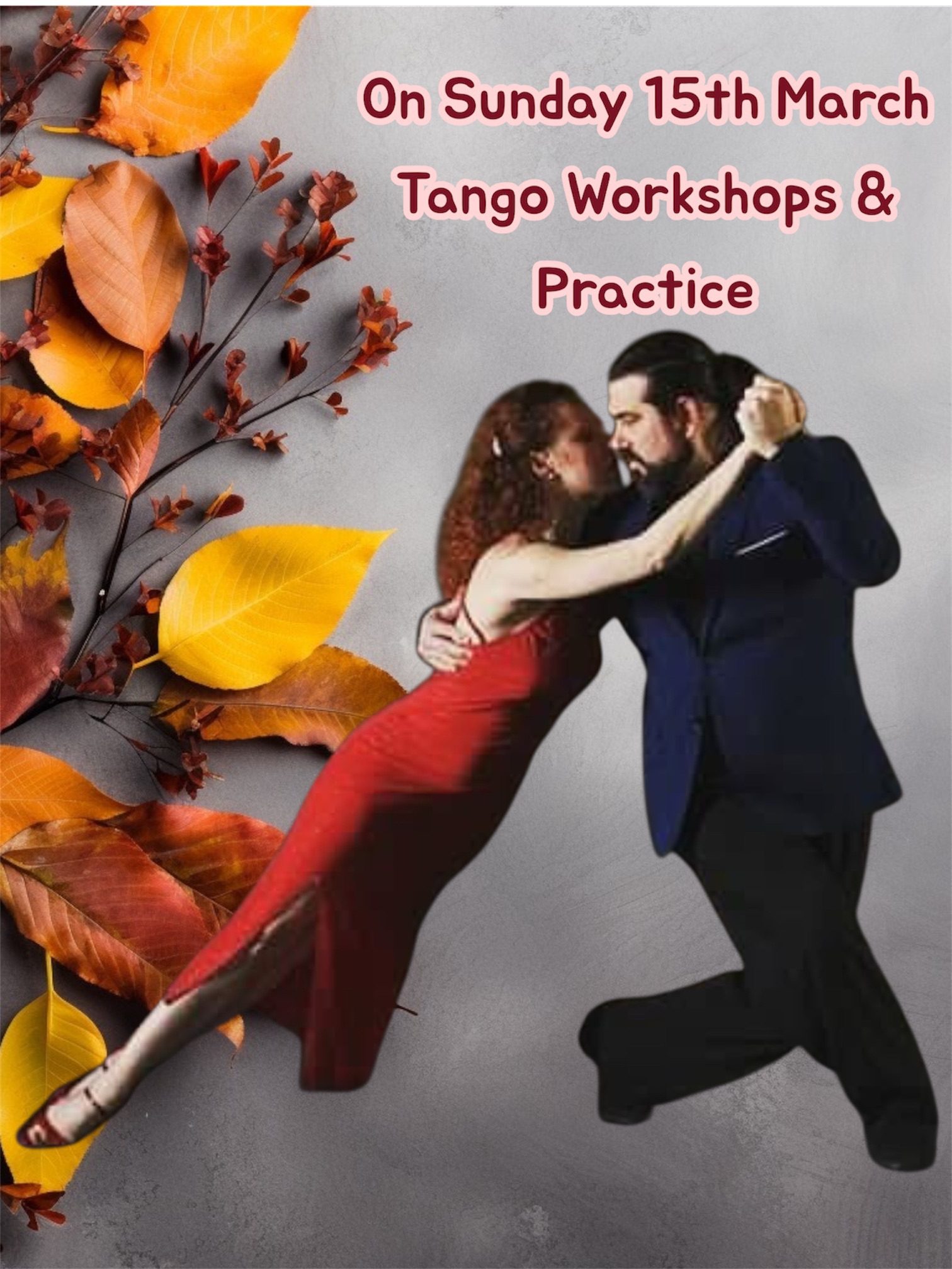 Spring Tango Embrace ✨& Practice💃 🪗🎻 with Ornella & Alejandro at HOURS