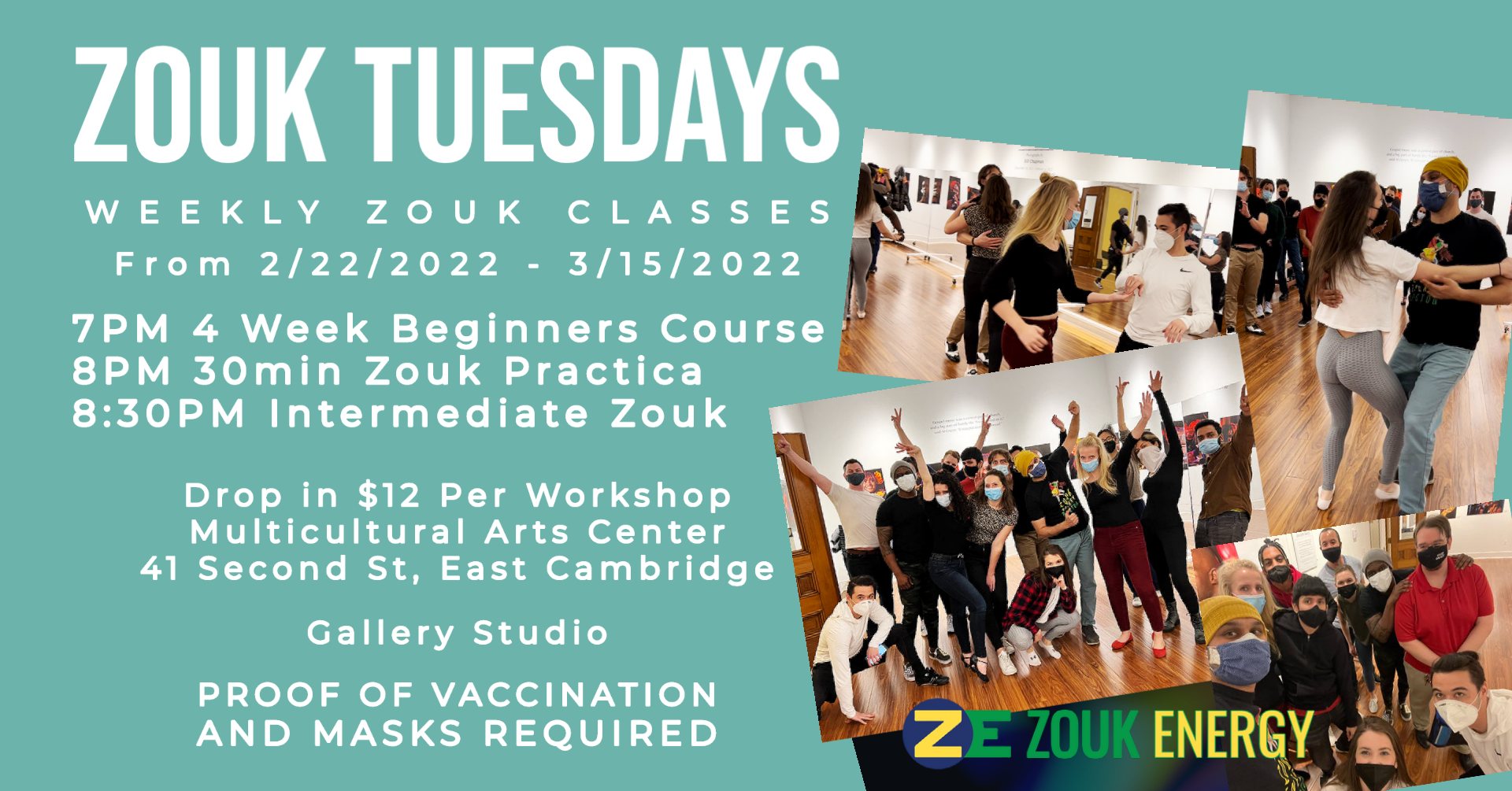 4 Wk Zouk Beginner Course